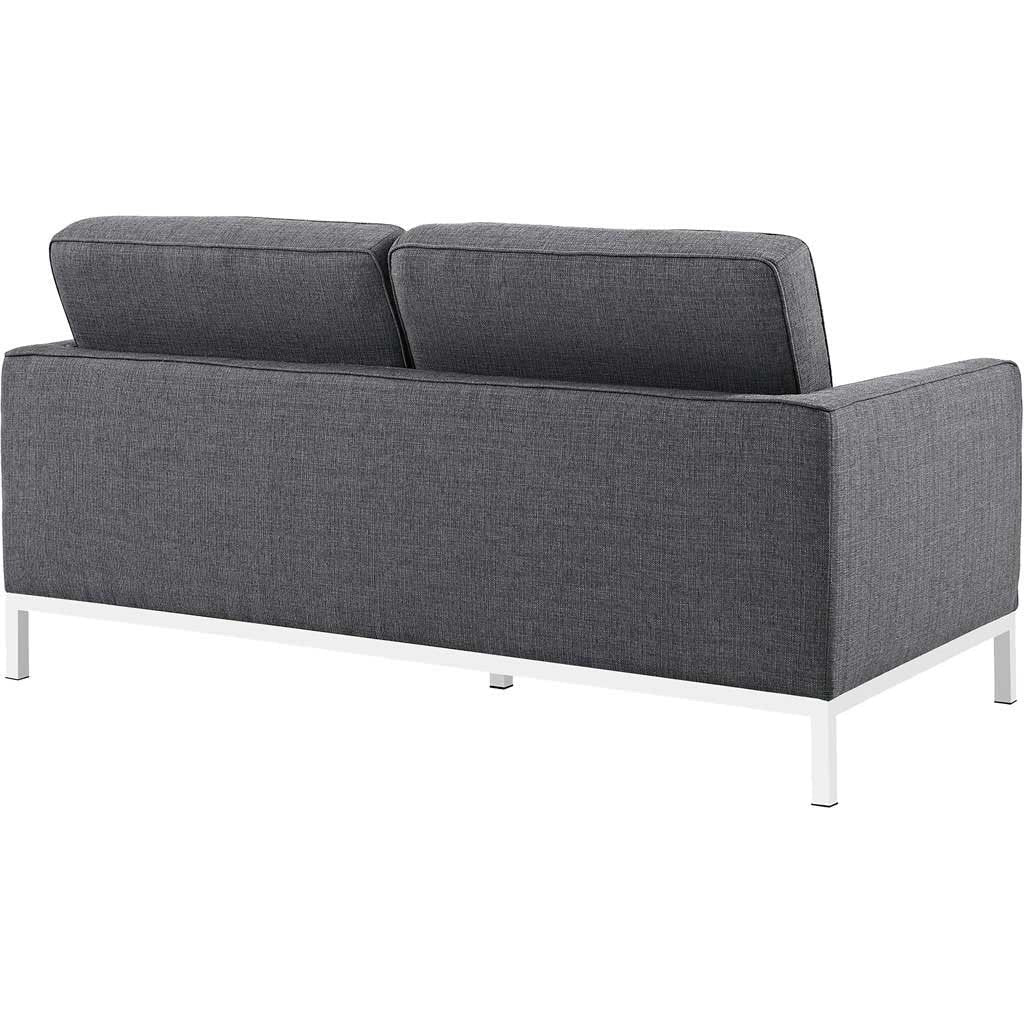 Lyte Fabric Loveseat Gray - Image 3