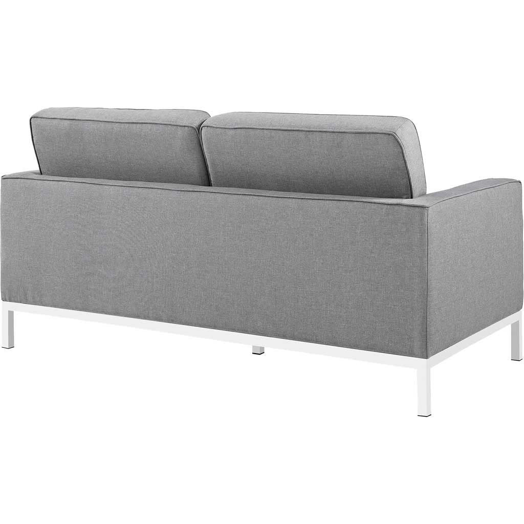 Lyte Fabric Loveseat Light Gray - Image 3