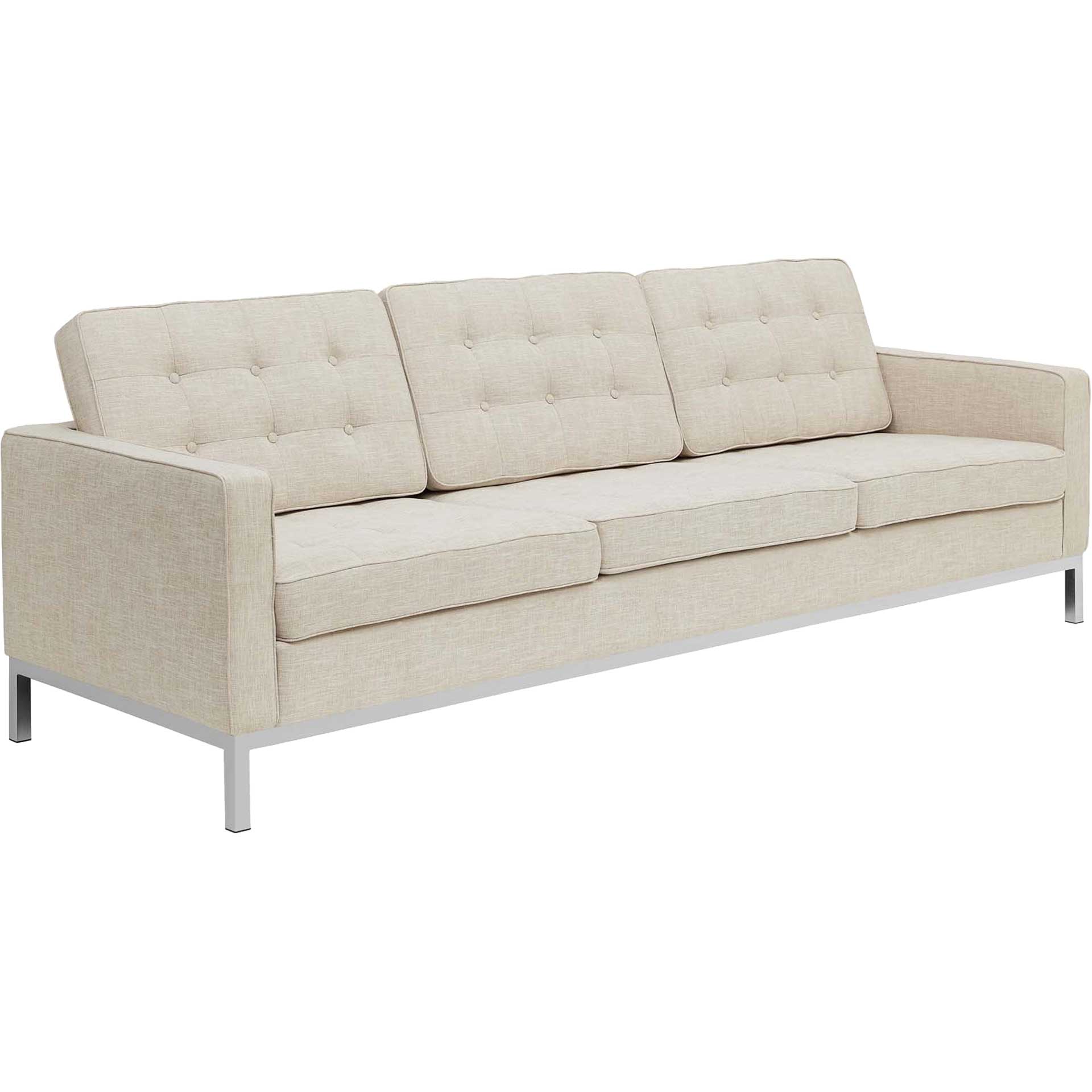 Lyte Fabric Sofa Beige - Image 2