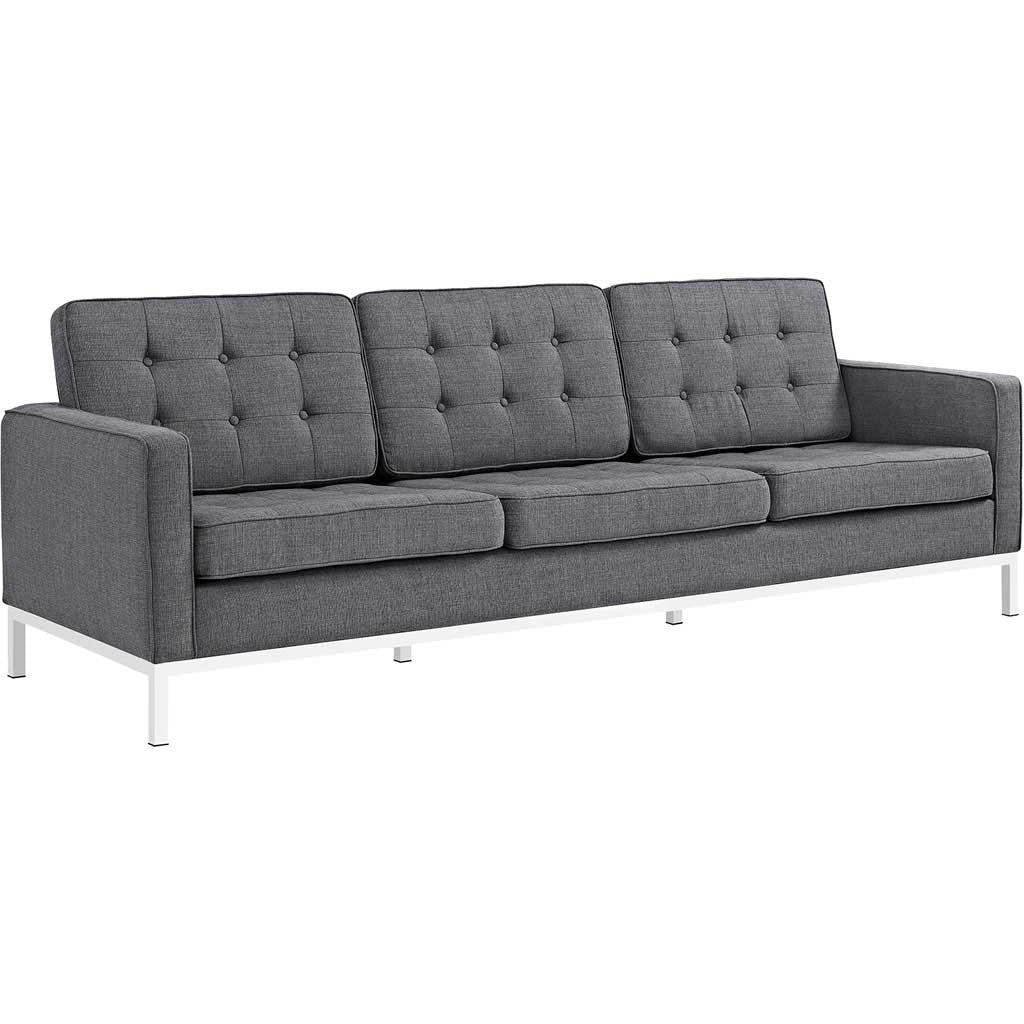 Lyte Fabric Sofa Gray - Image 2