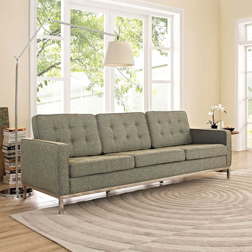 Lyte Fabric Sofa Oatmeal - Image 4