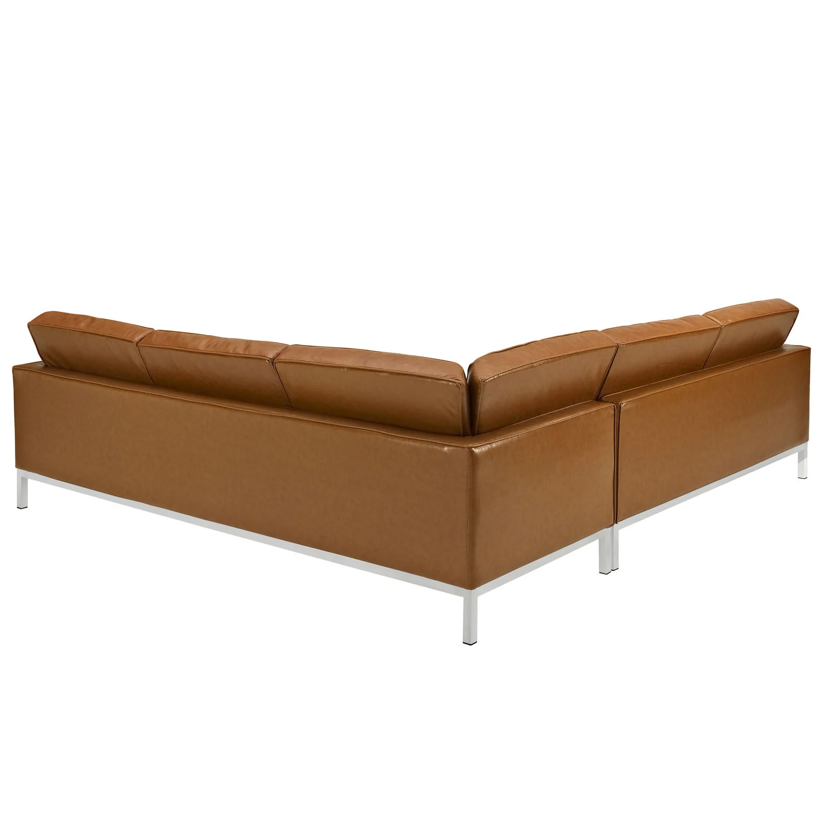 Lyte Leather Corner Sectional Sofa Tan - Image 3