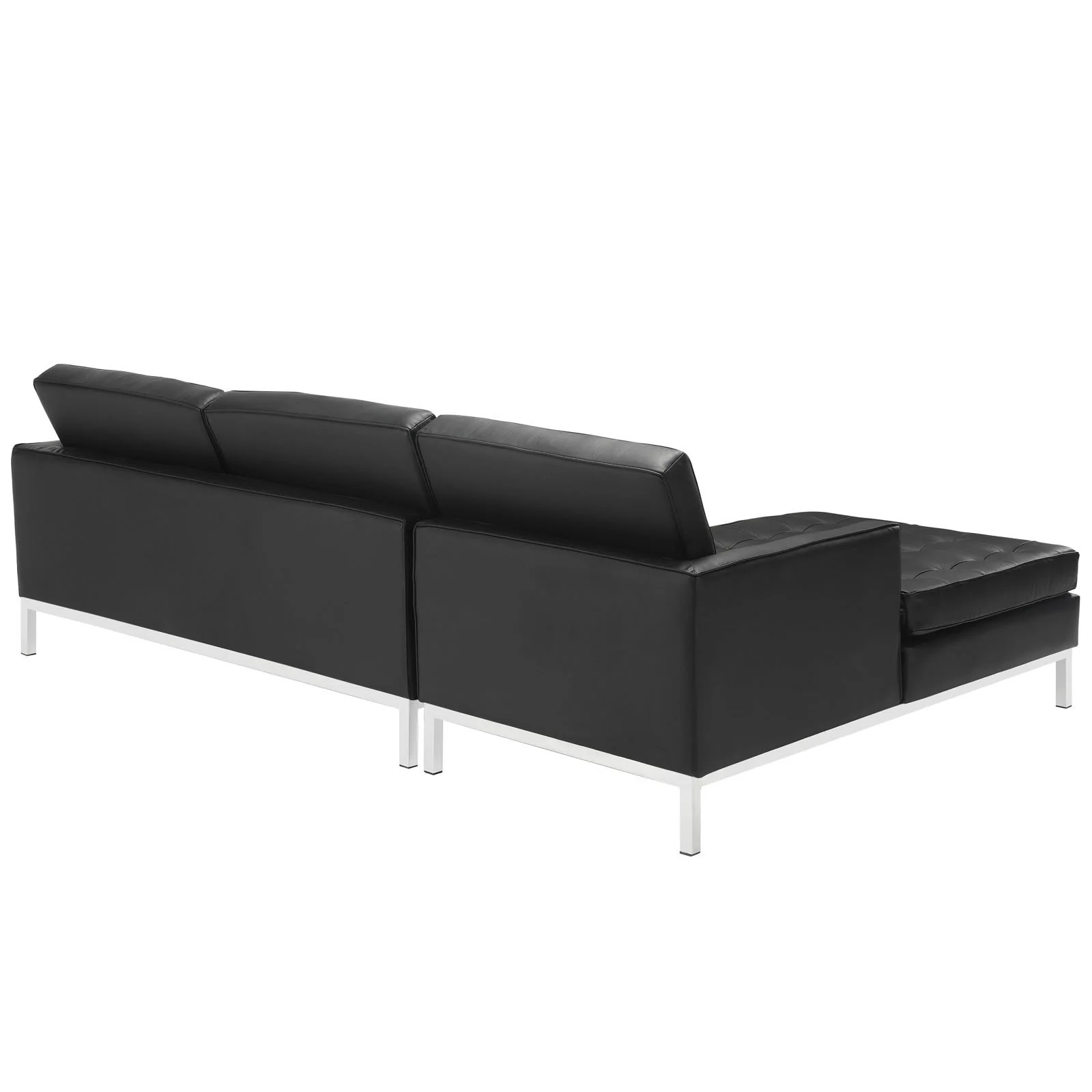 Lyte Leather Sectional Sofa Black - Image 3