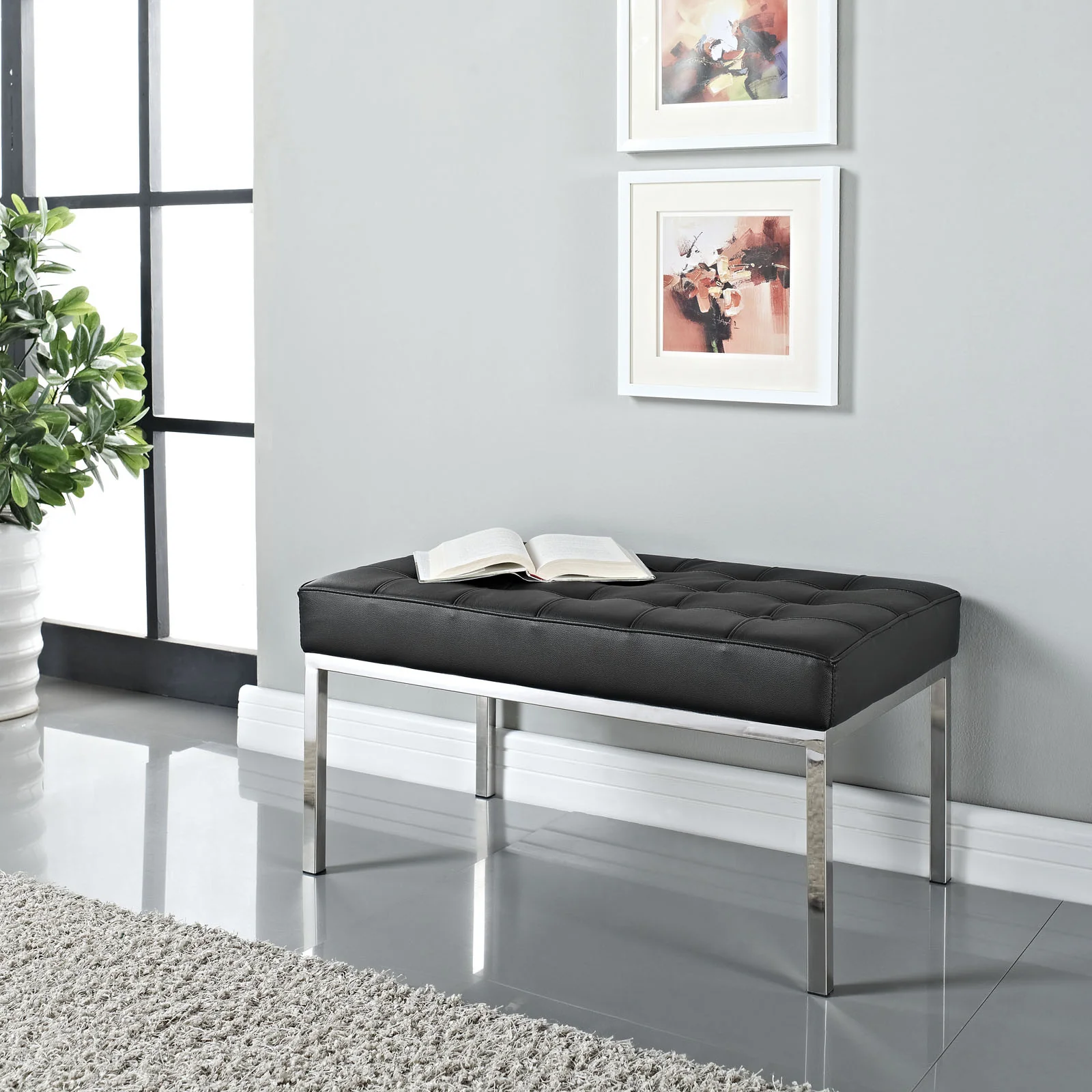 Lyte Two-Seater Bench Black - Image 4