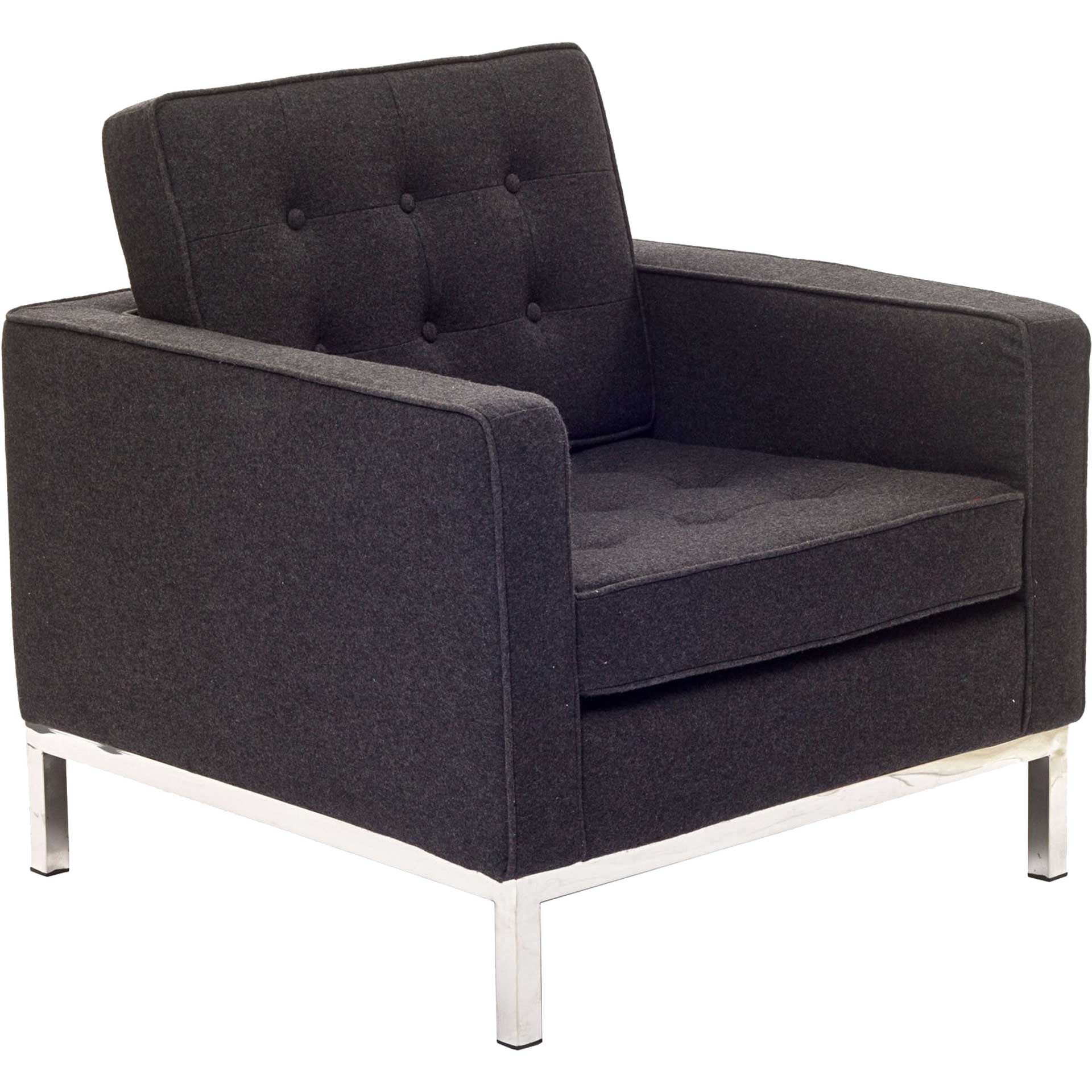 Lyte Wool Armchair Dark Gray - Image 3