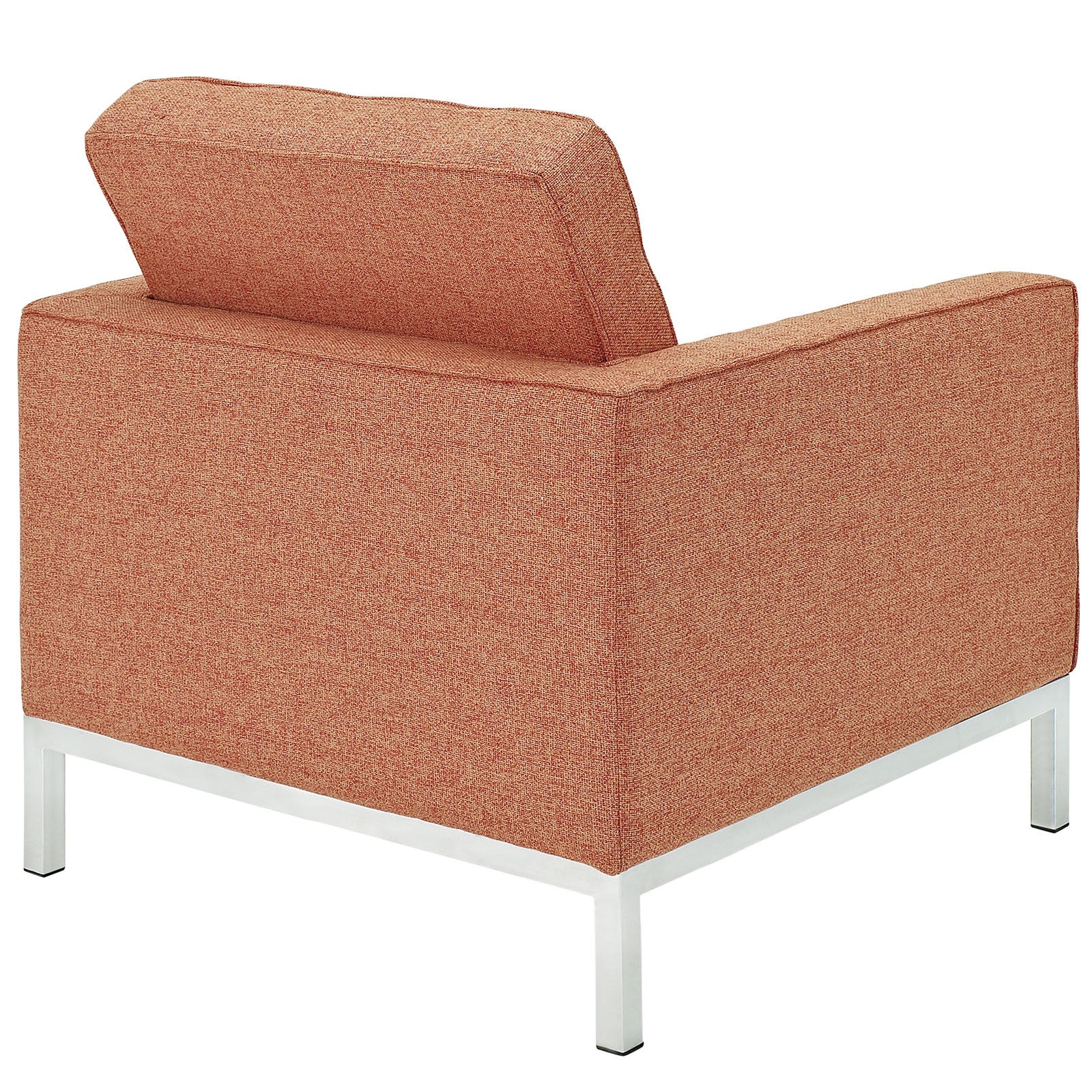 Lyte Wool Armchair Orange Tweed - Image 4