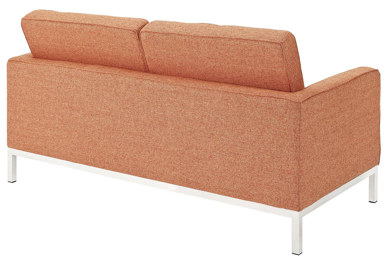 Lyte Wool Loveseat Orange Tweed - Image 3