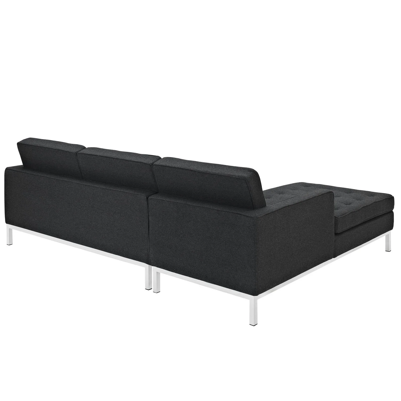 Lyte Wool Sectional Sofa Dark Gray - Image 3