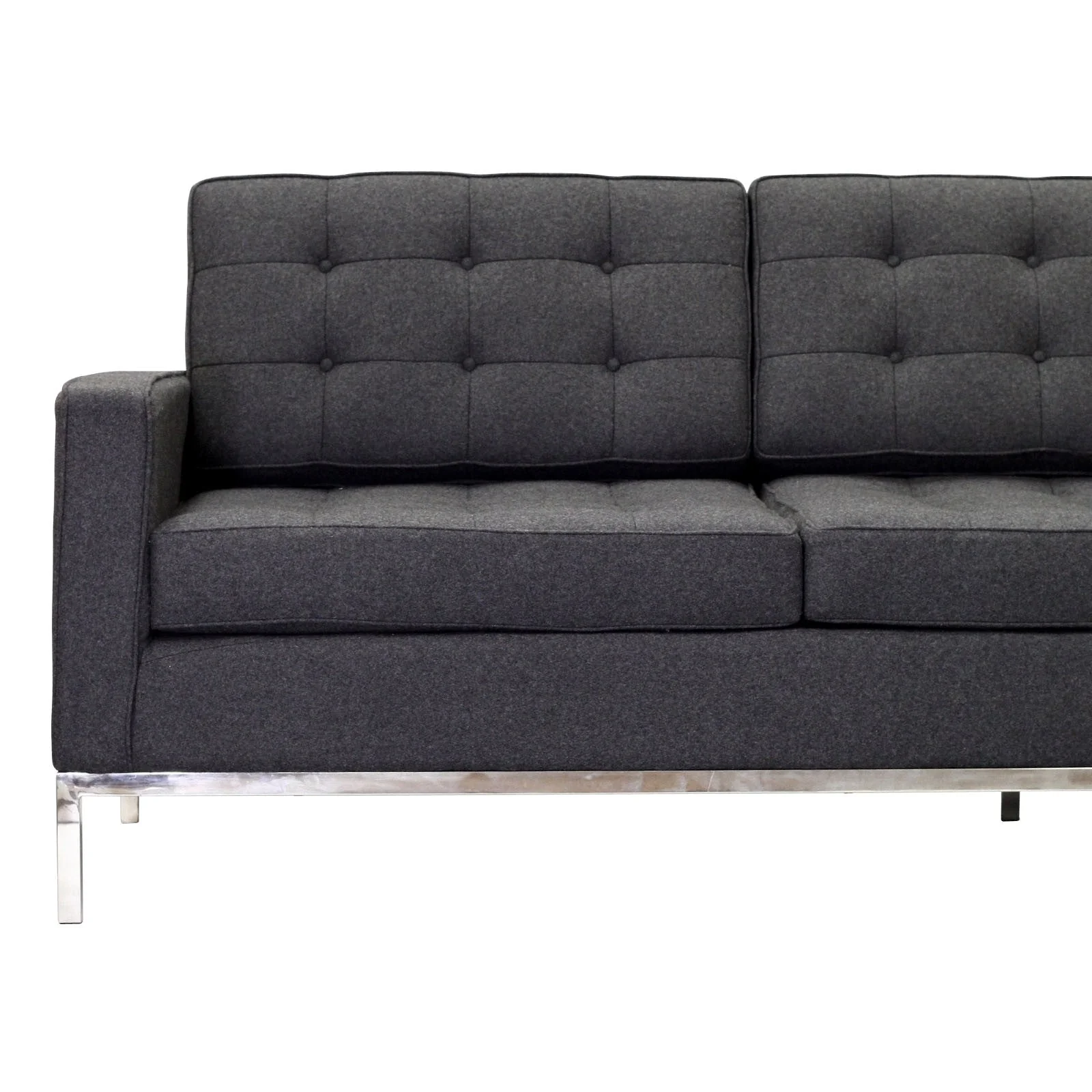 Lyte Wool Sofa Dark Gray - Image 2