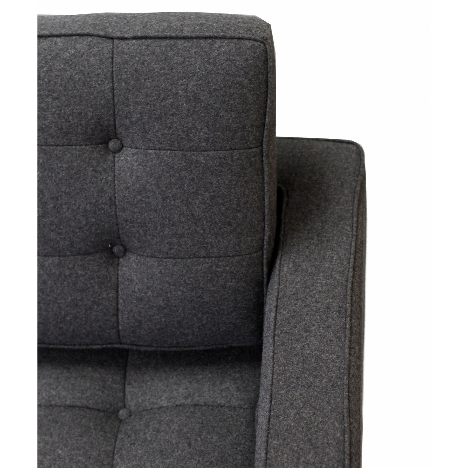 Lyte Wool Sofa Dark Gray - Image 3