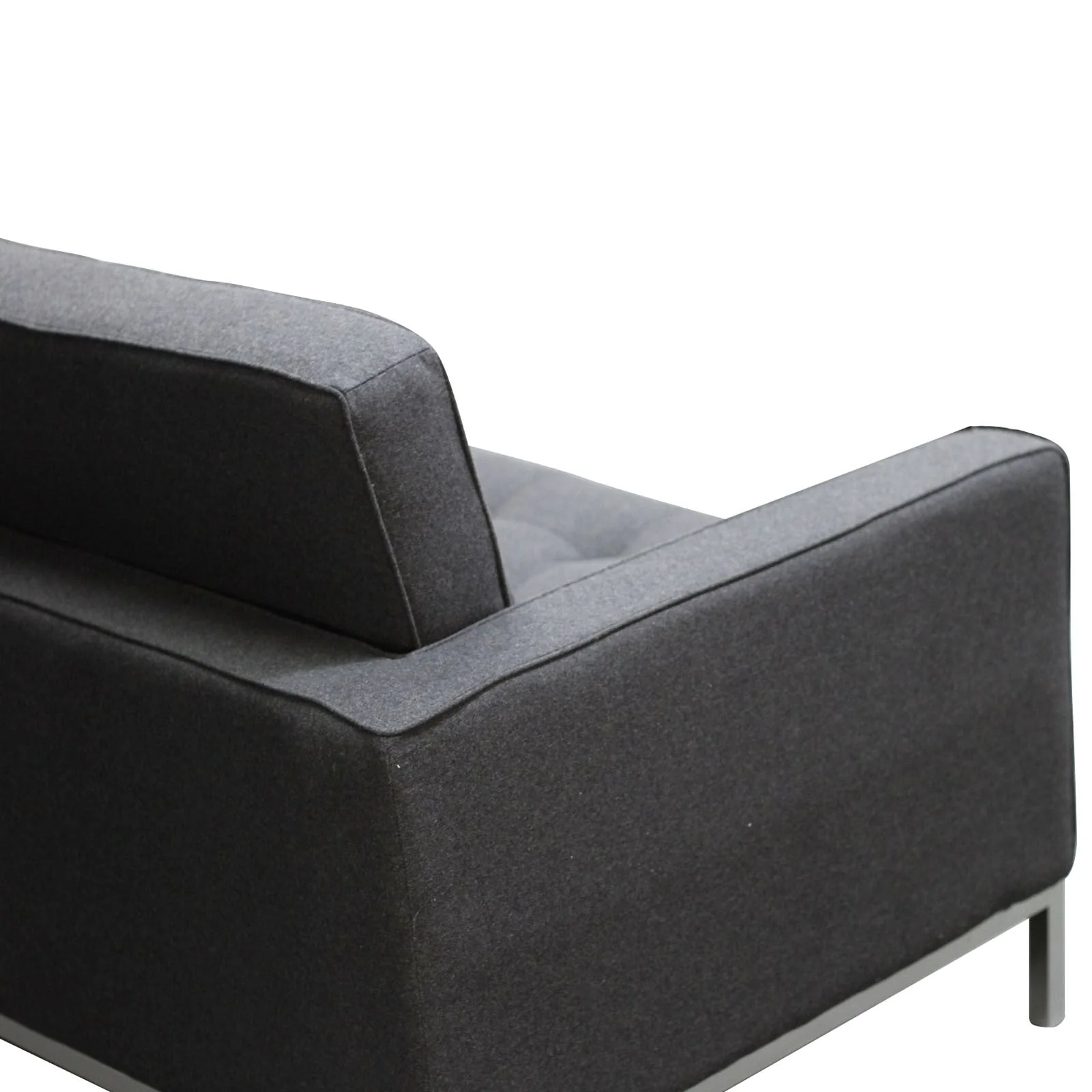 Lyte Wool Sofa Dark Gray - Image 4