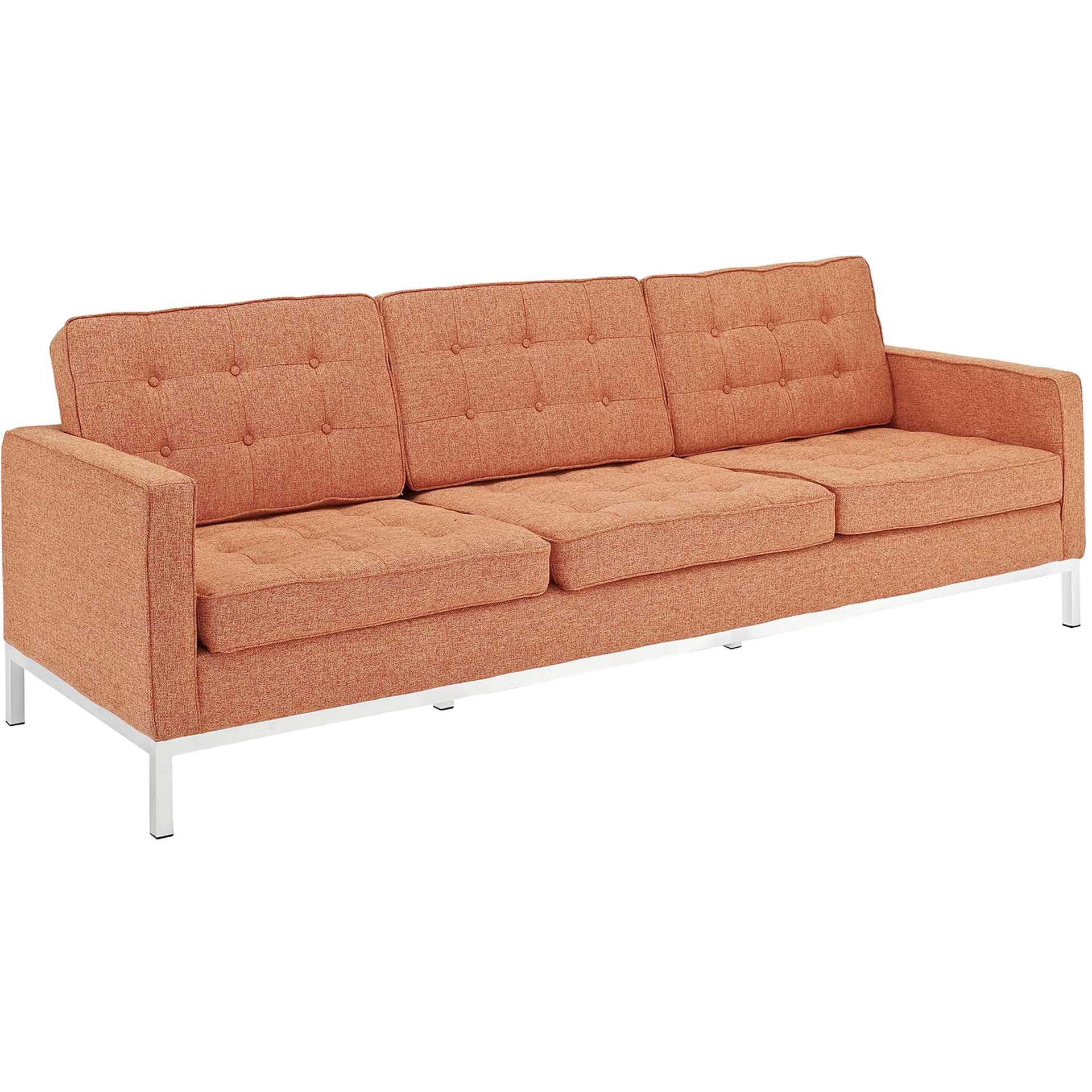 Lyte Wool Sofa Orange Tweed - Image 2
