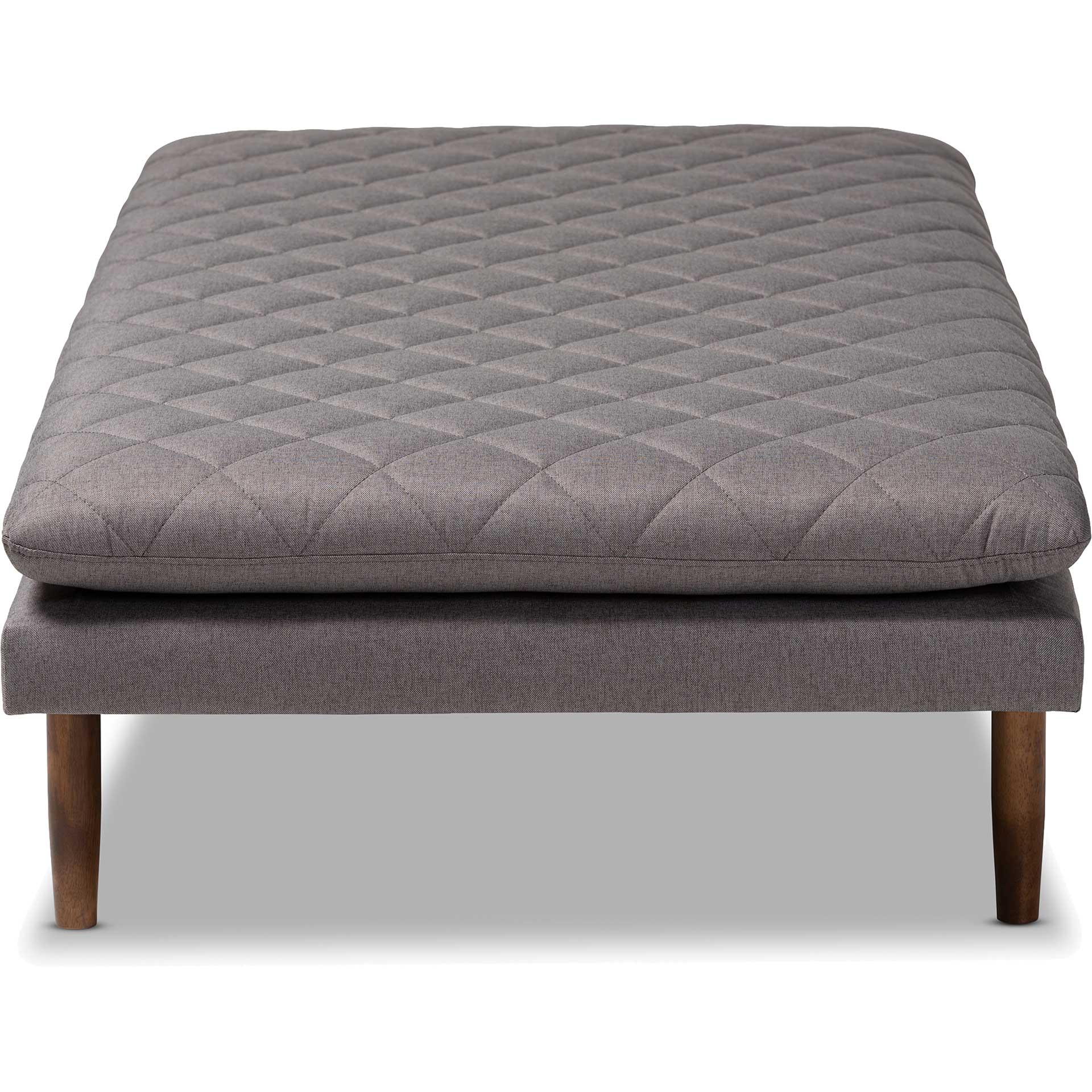 Mac Fabric Upholstered Daybed Gray/Walnut - Image 3