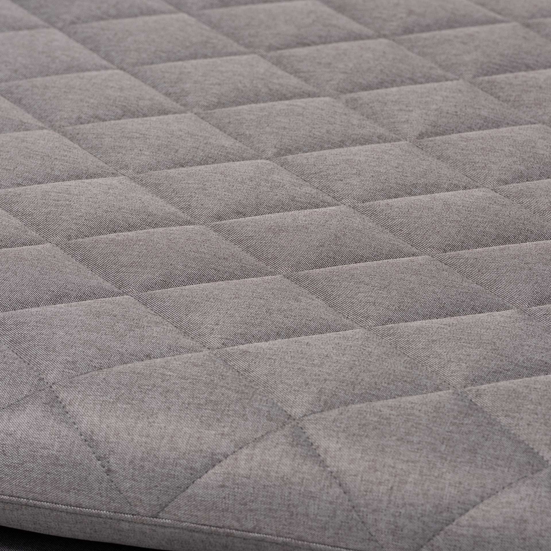 Mac Fabric Upholstered Daybed Gray/Walnut - Image 4