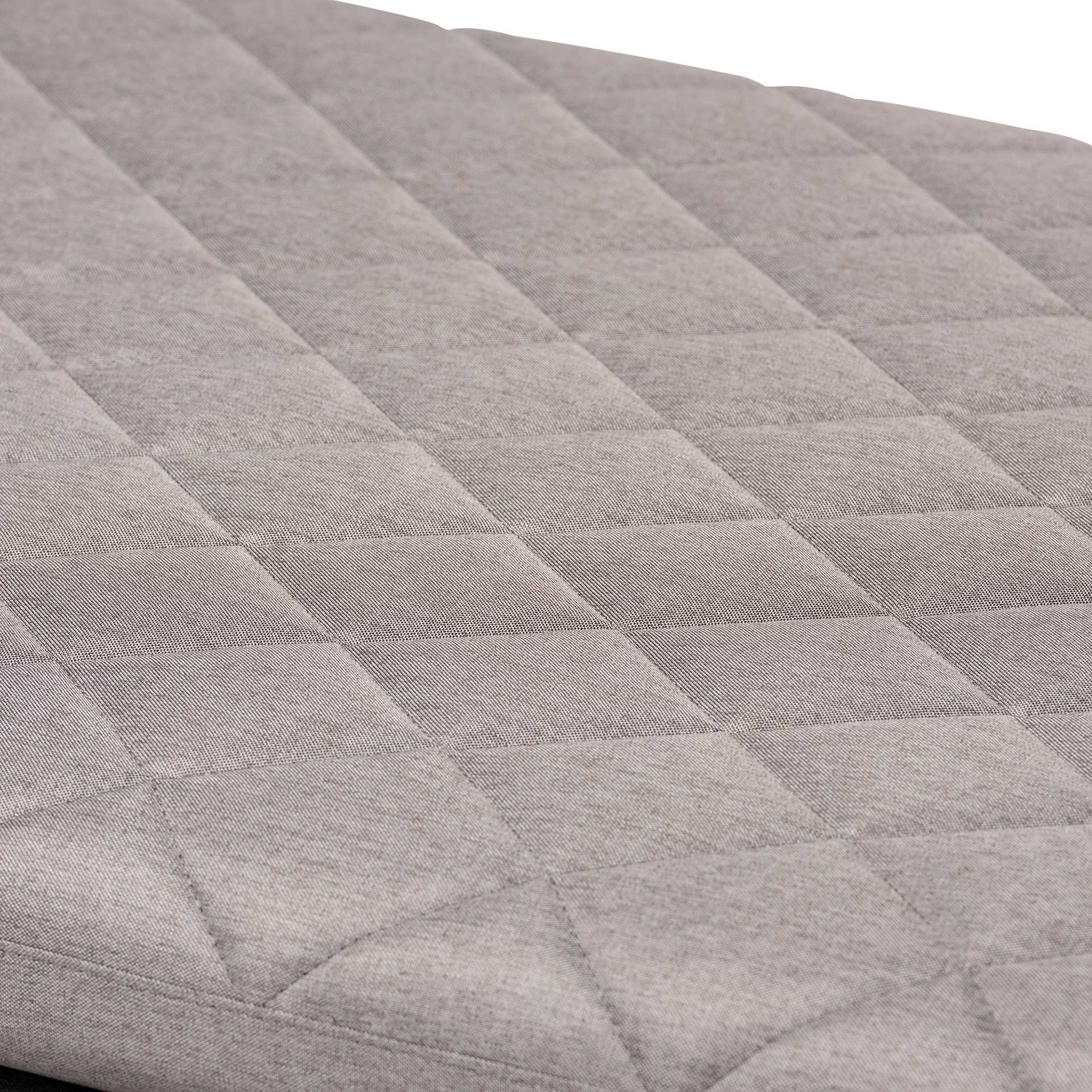 Mac Fabric Upholstered Wood Daybed Gray/Walnut - Image 4