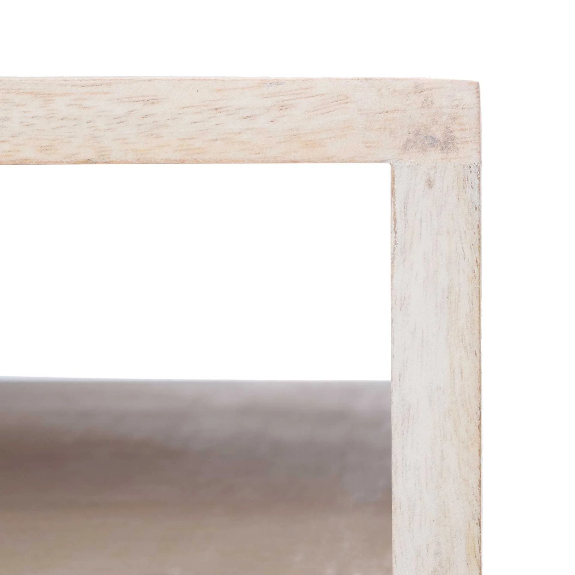 Macey Coffee Table White Wash/Silver - Image 5