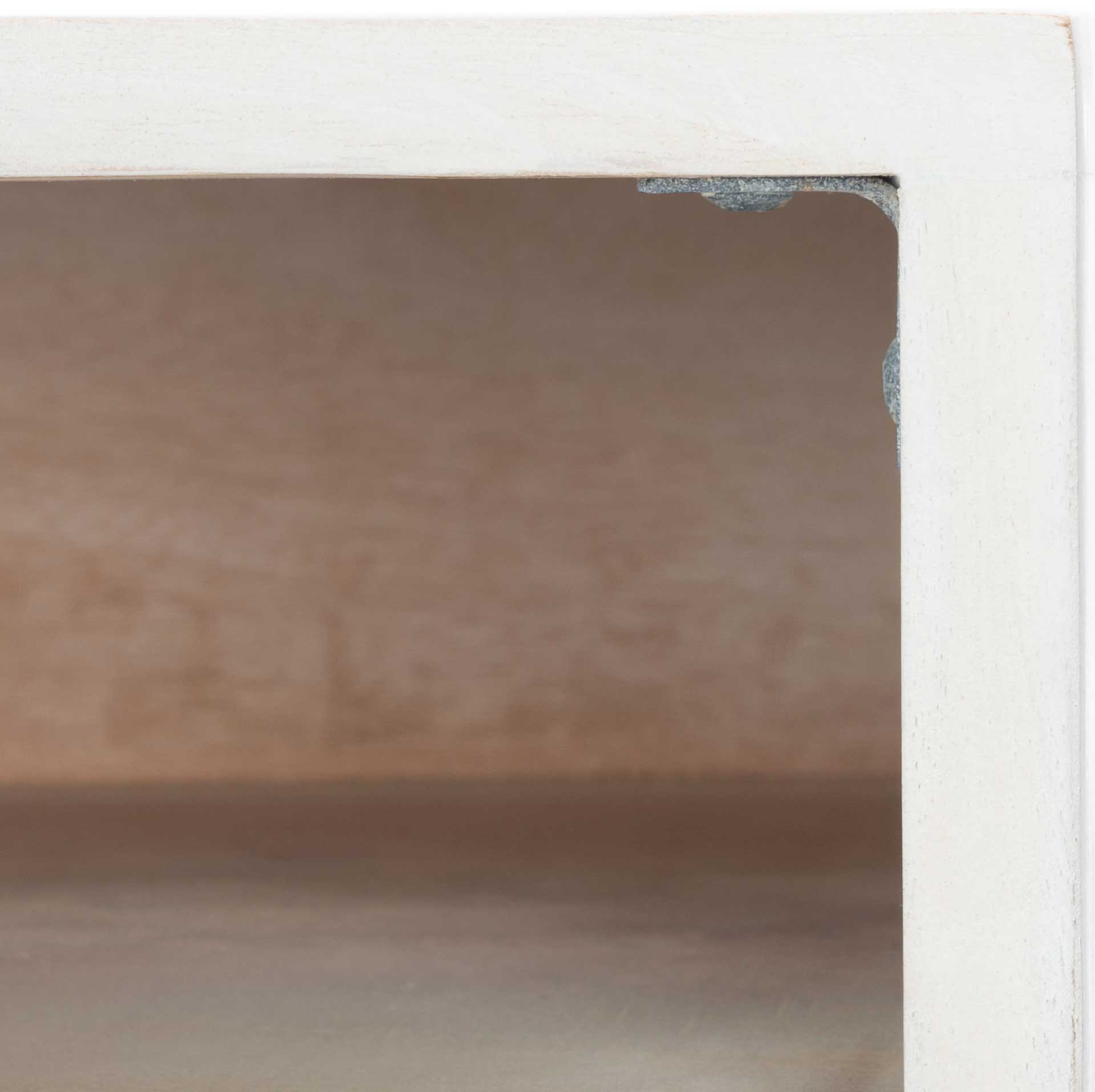 Macey Desk White Wash/Brass - Image 5