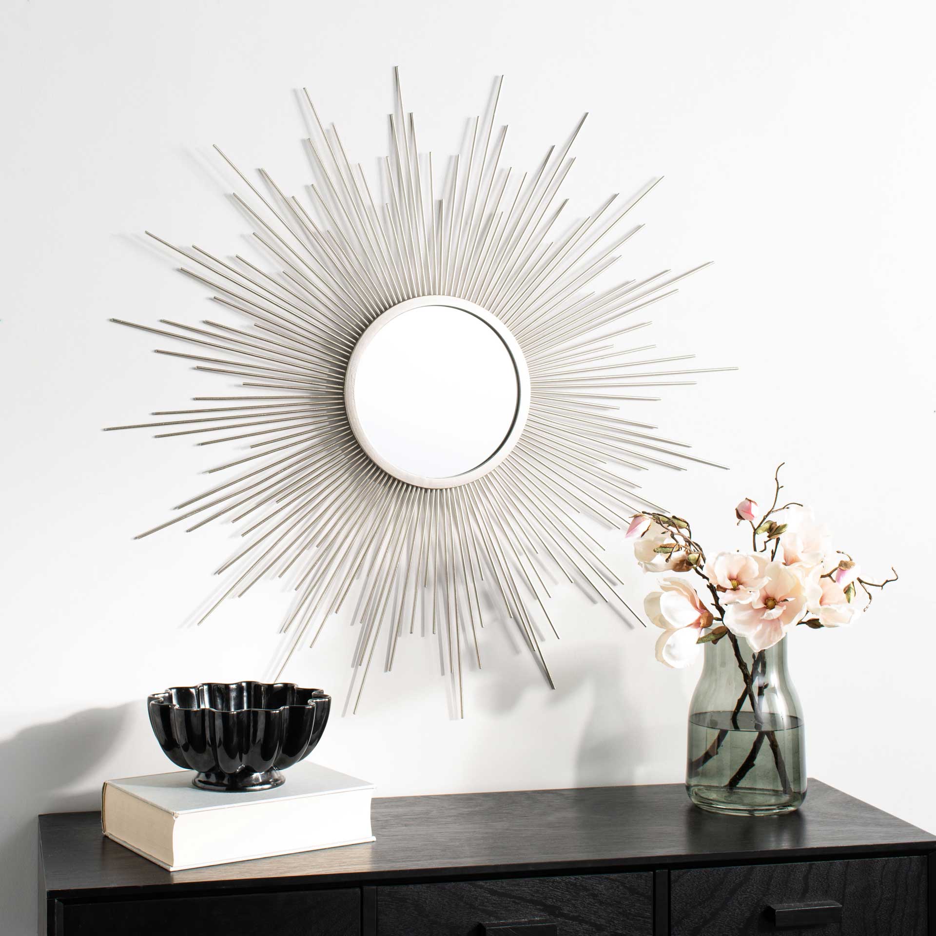 Macie Sunburst Mirror Champagne - Image 2