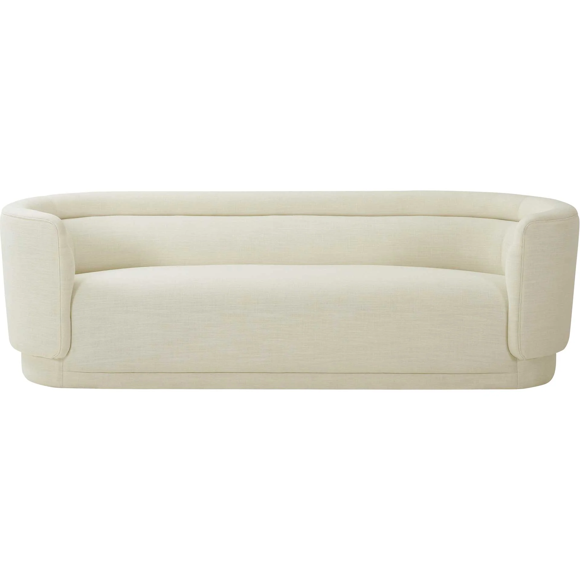 Maddie Linen Sofa Cream - Image 2