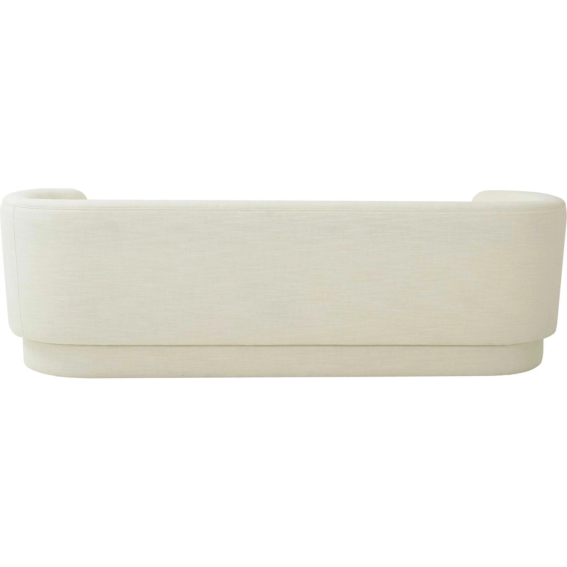 Maddie Linen Sofa Cream - Image 3
