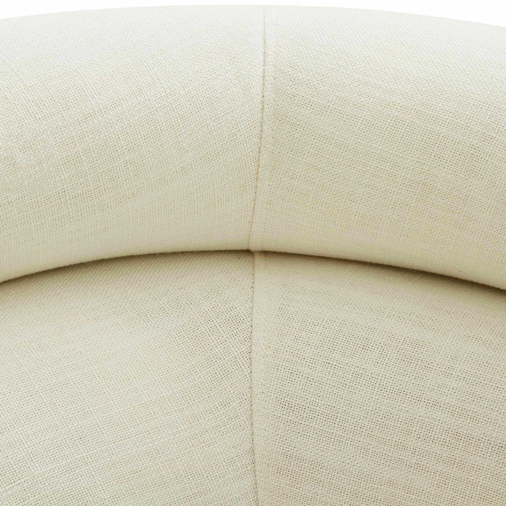 Maddie Linen Sofa Cream - Image 4