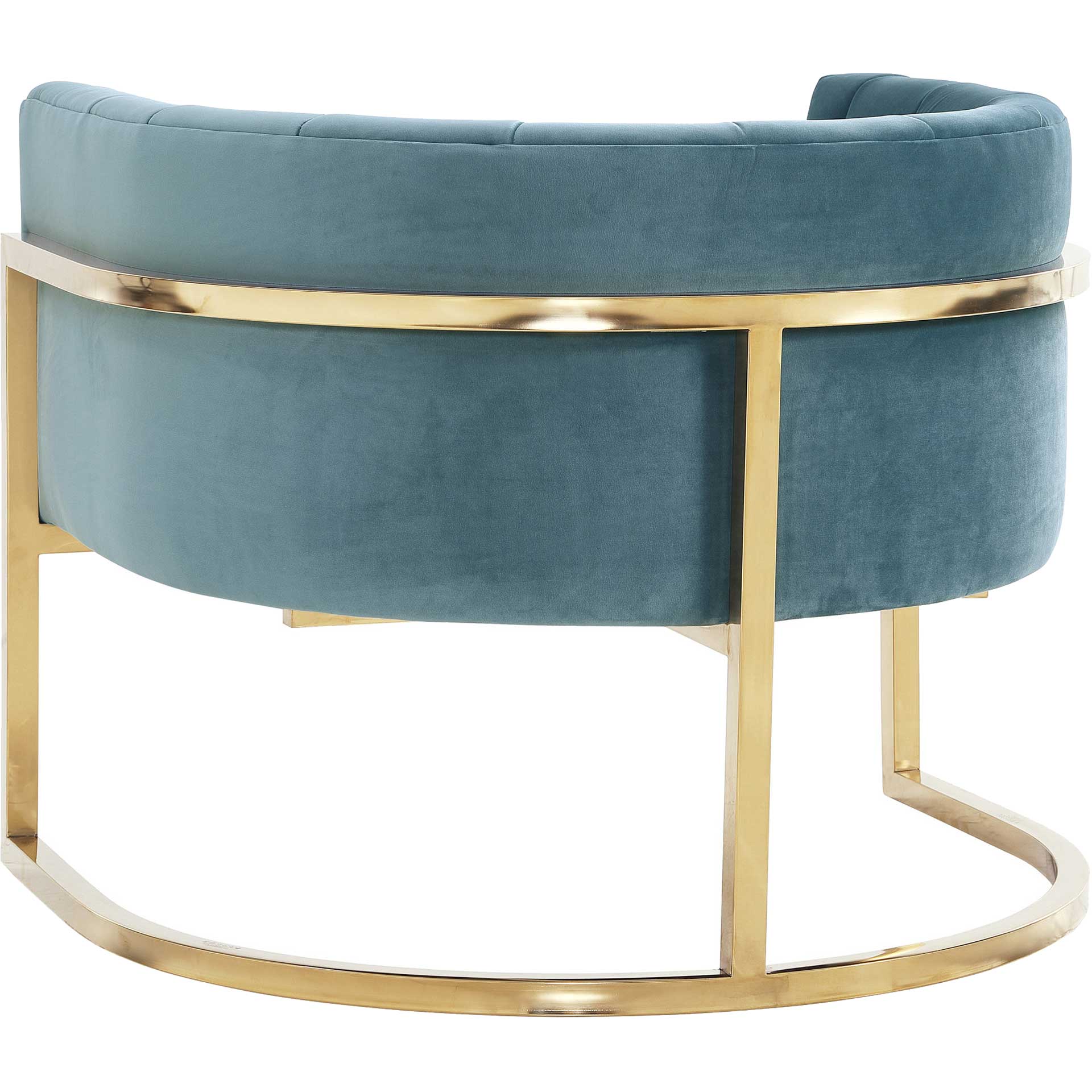 Maddison Chair Sea Blue/Gold - Image 3
