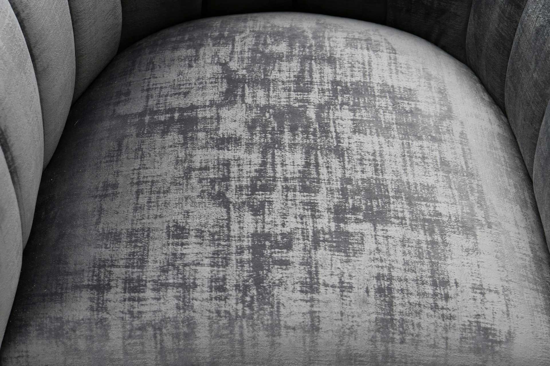 Maddison Slub Chair Gray/Gold - Image 4