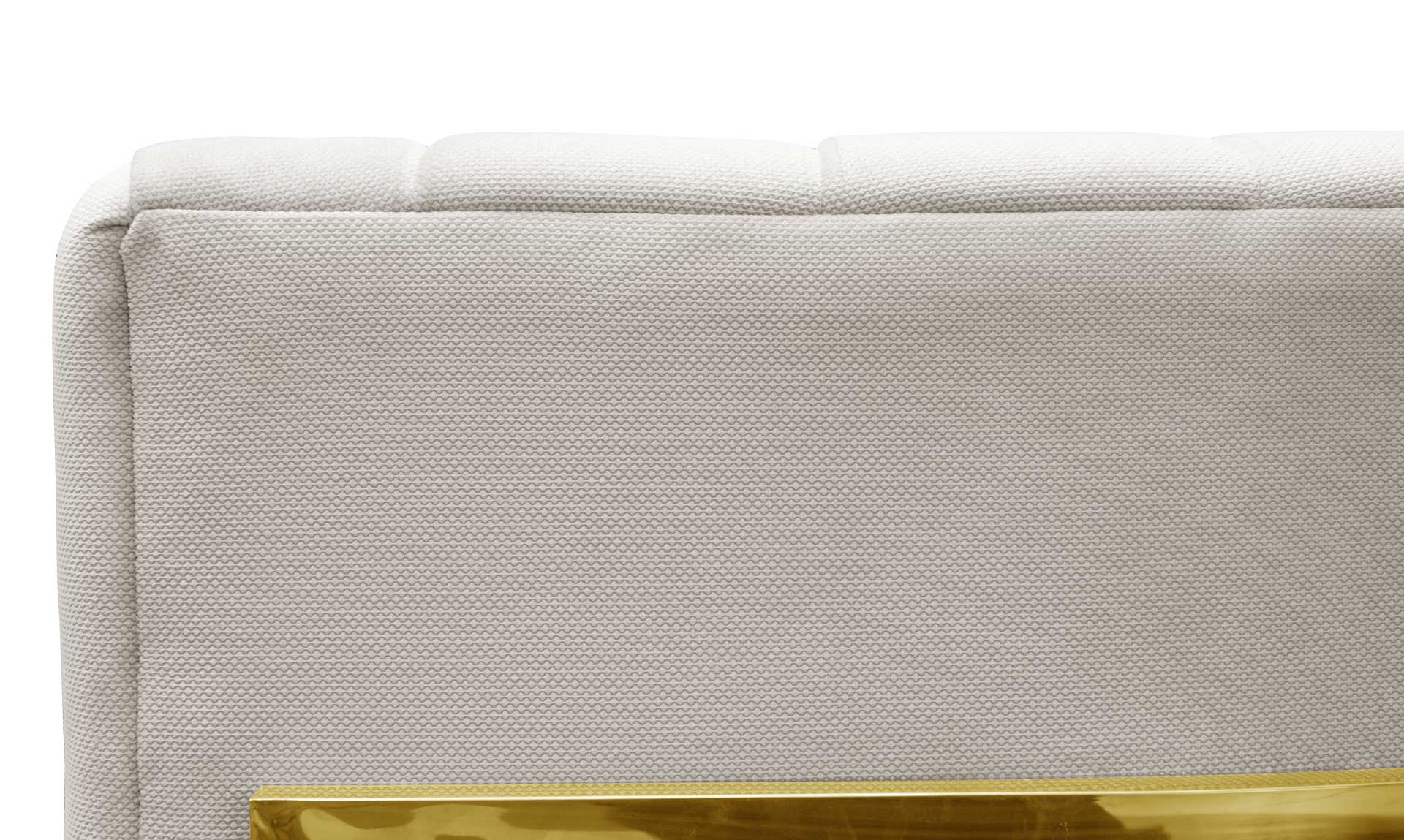 Maddison Spotted Chair Cream/Gold - Image 4
