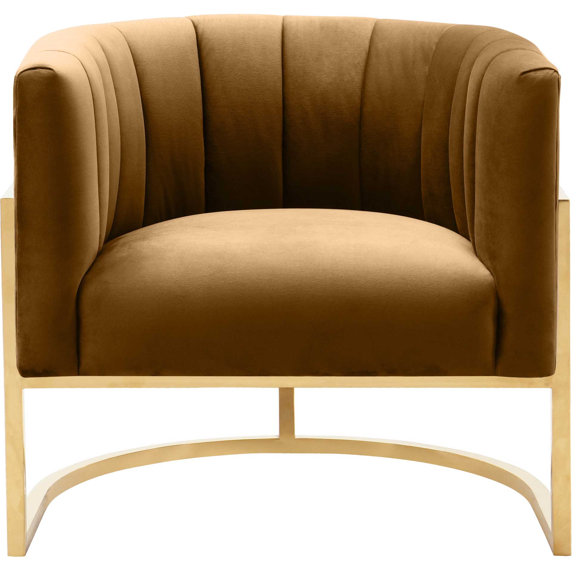 Maddison Velvet Chair Cognac - Image 2