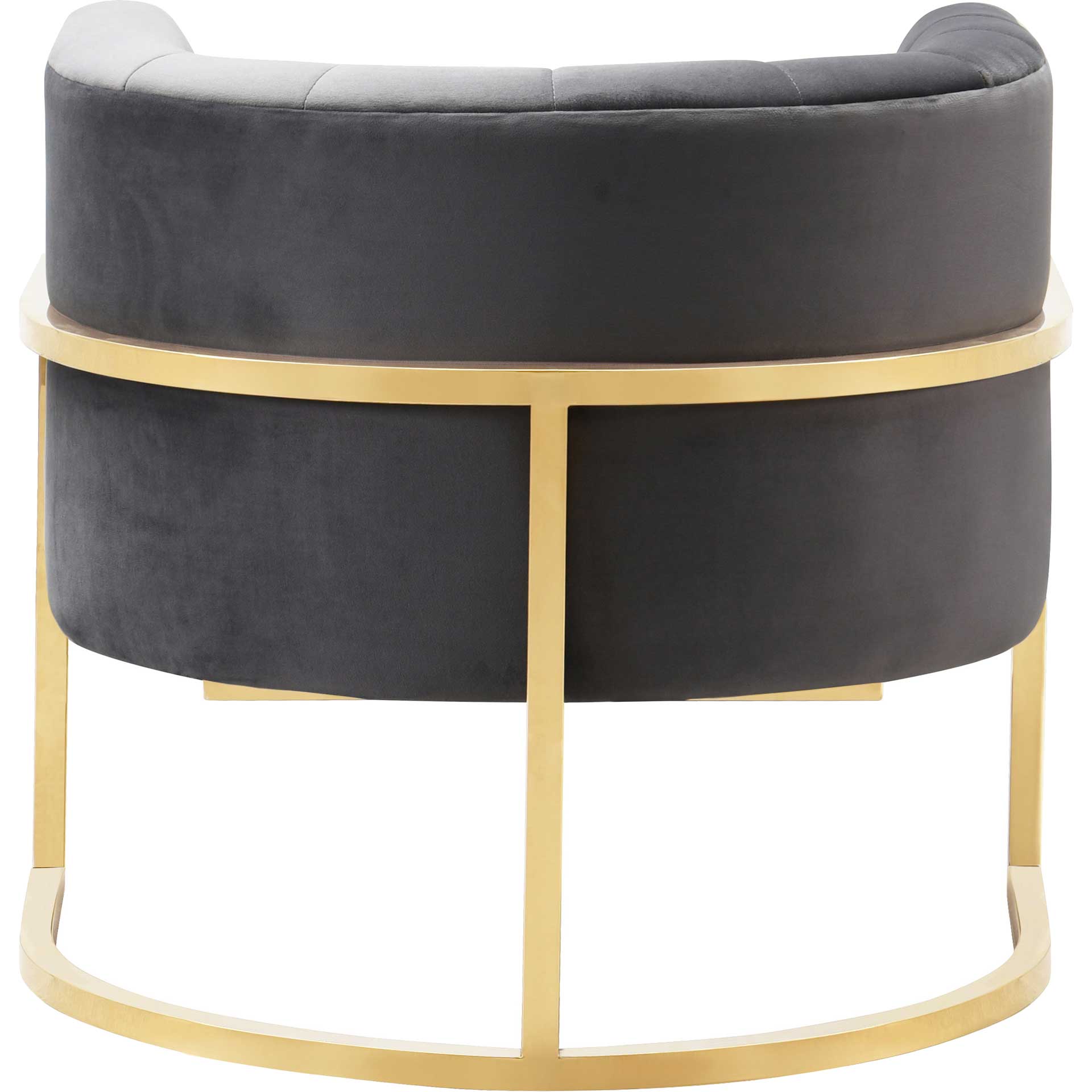 Maddison Velvet Chair Gray - Image 4