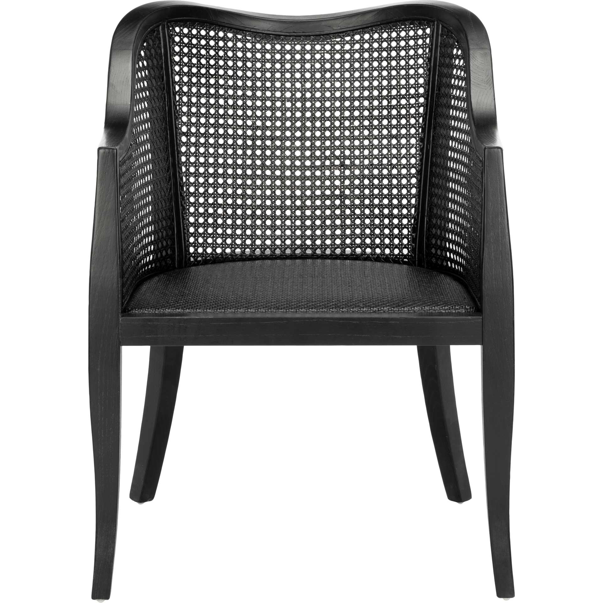 Maddox Cane Dining Chair Black - Image 2