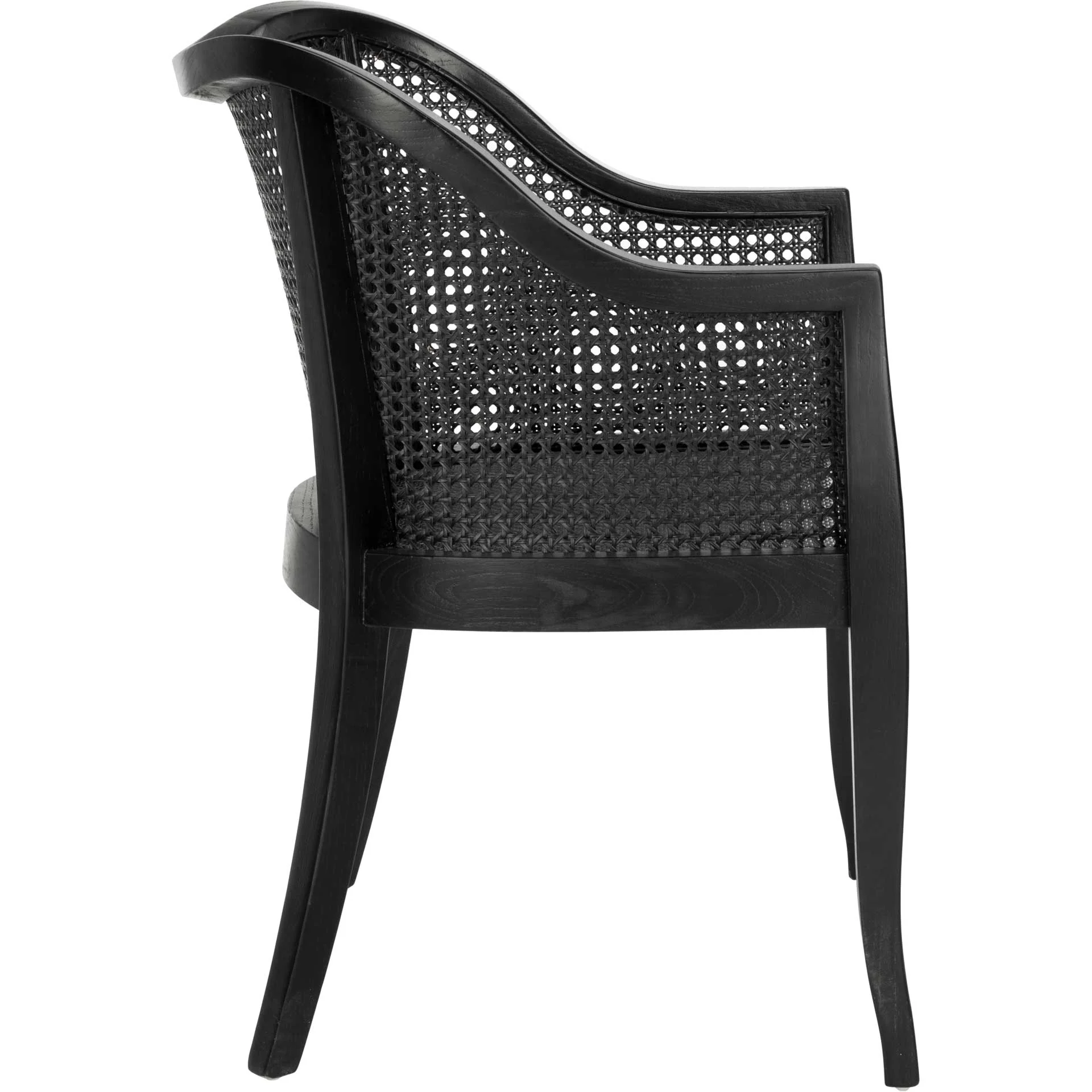 Maddox Cane Dining Chair Black - Image 3
