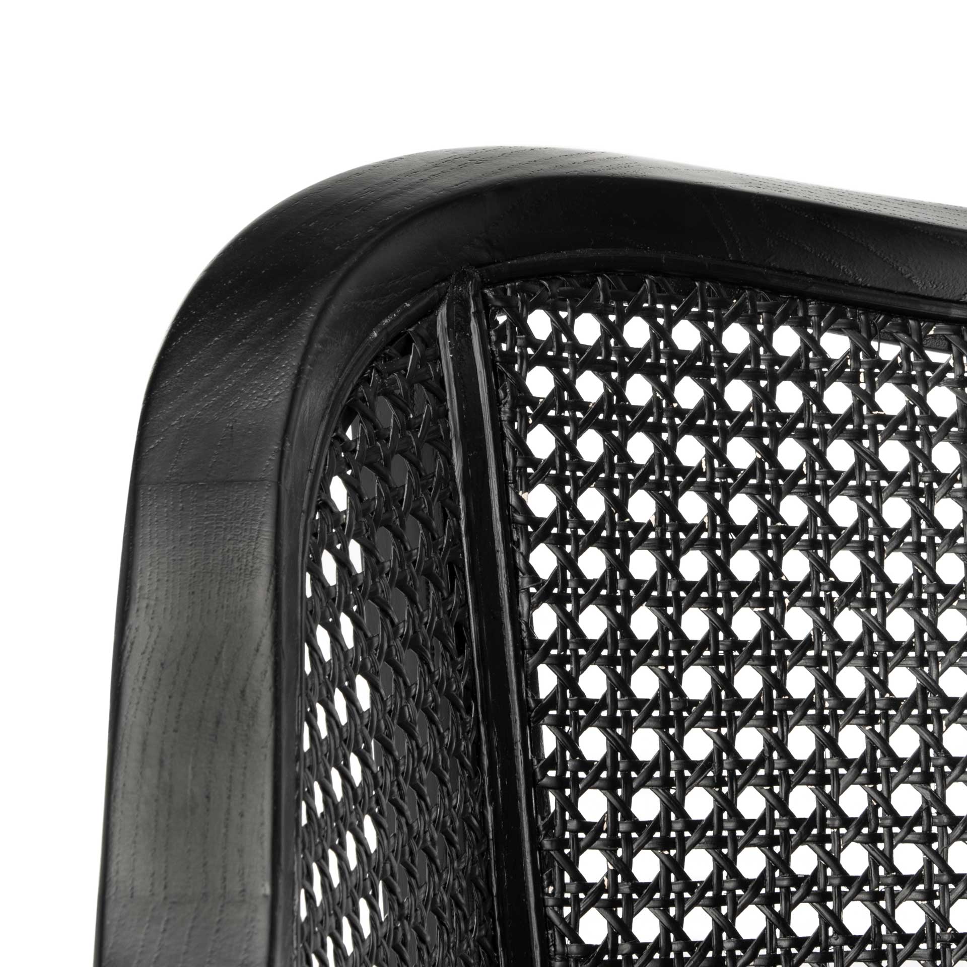Maddox Cane Dining Chair Black - Image 7