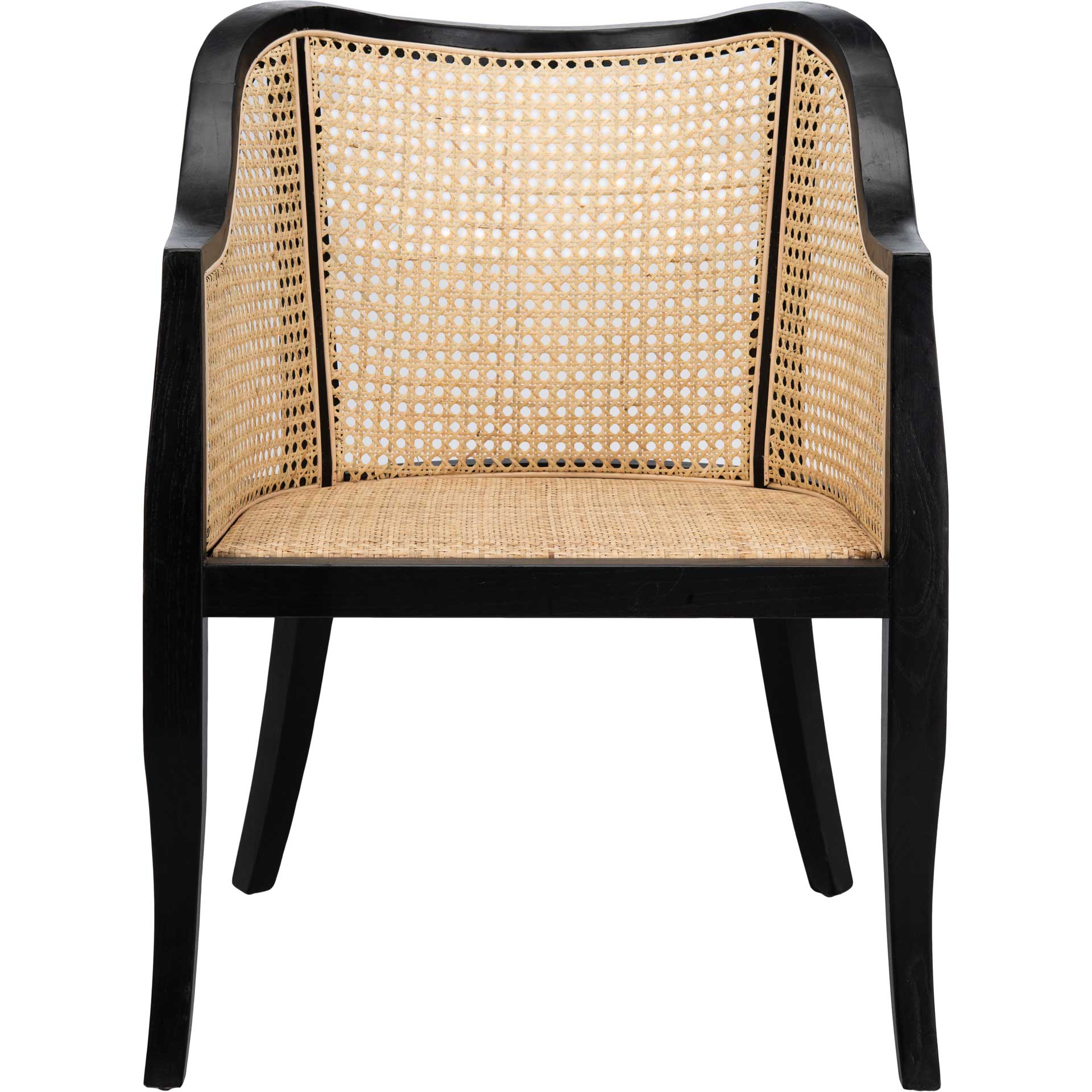Maddox Dining Chair Black/Natural - Image 2