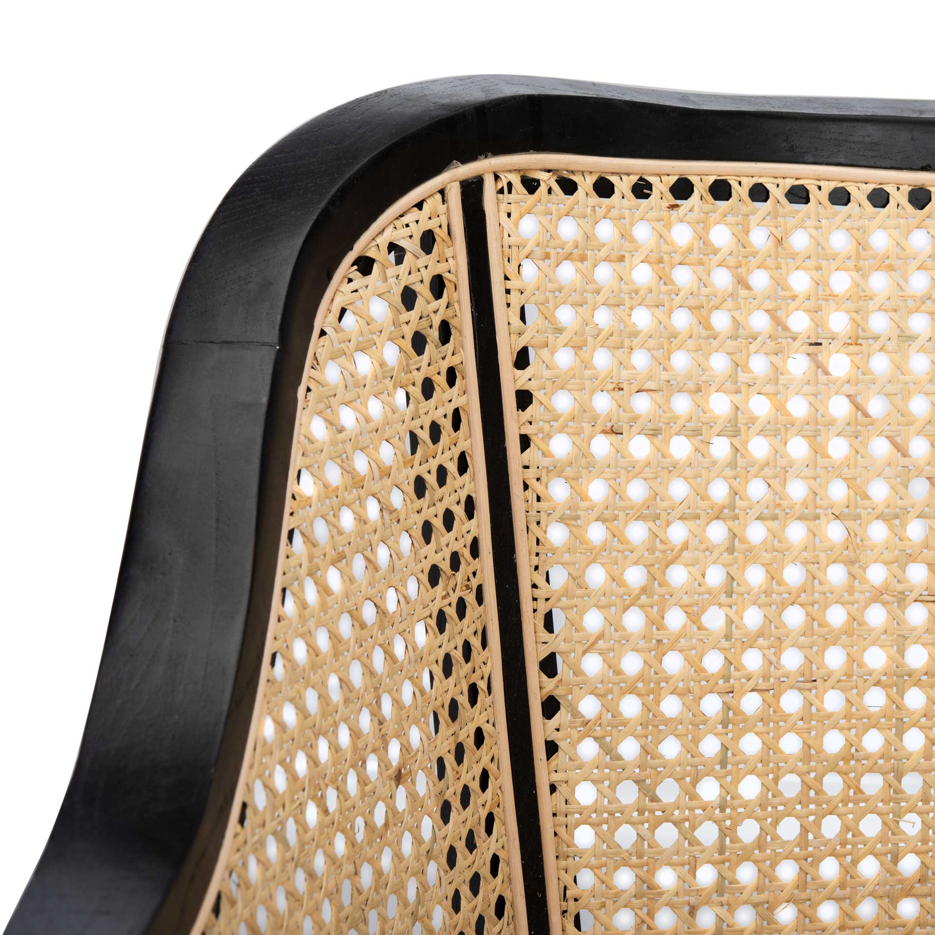 Maddox Dining Chair Black/Natural - Image 7