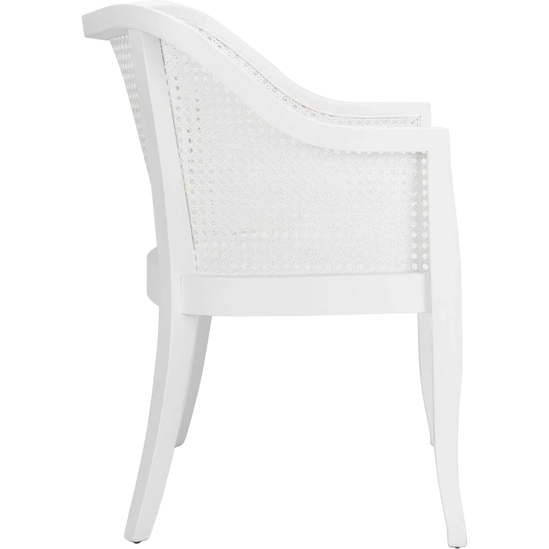 Maddox Dining Chair White - Image 3