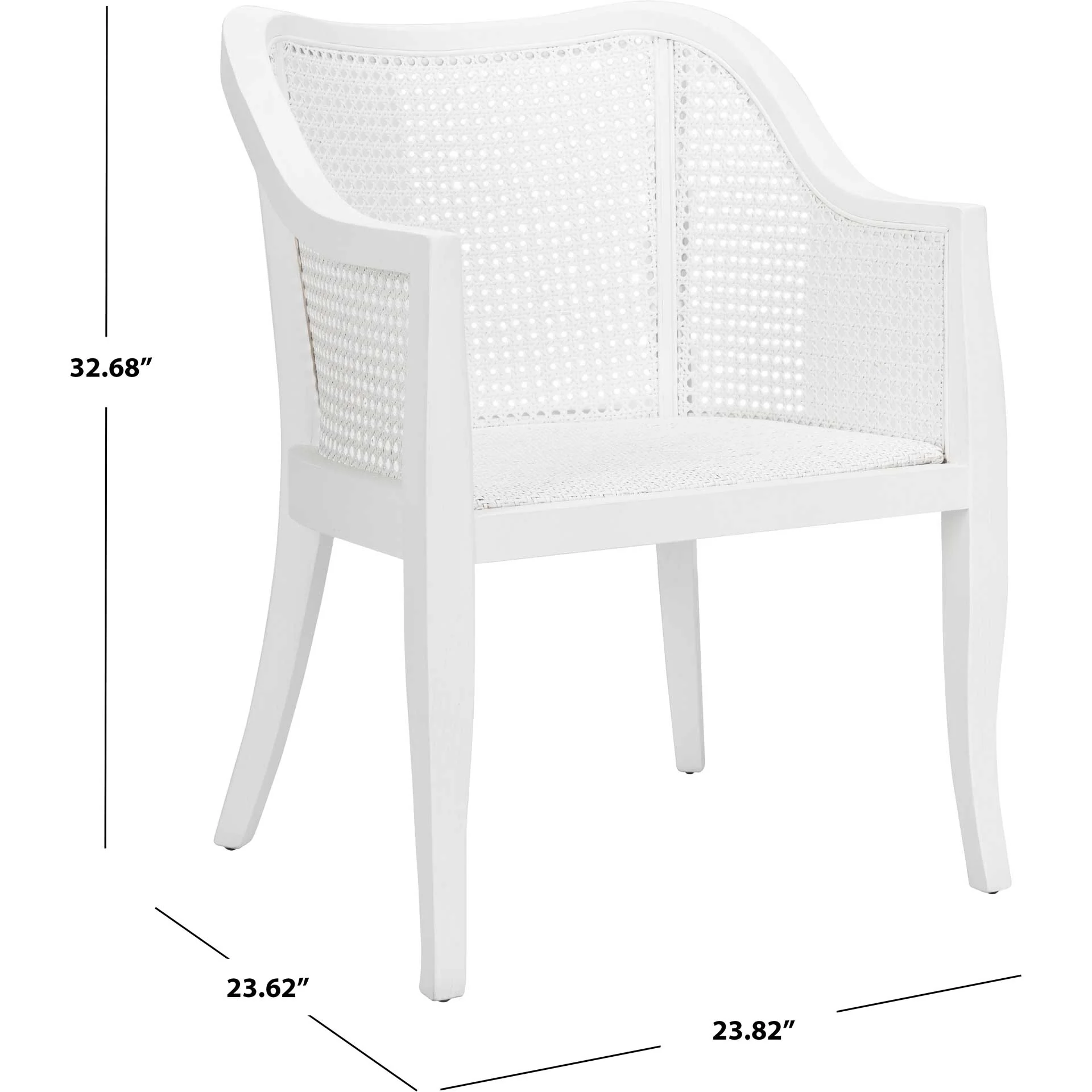 Maddox Dining Chair White - Image 9