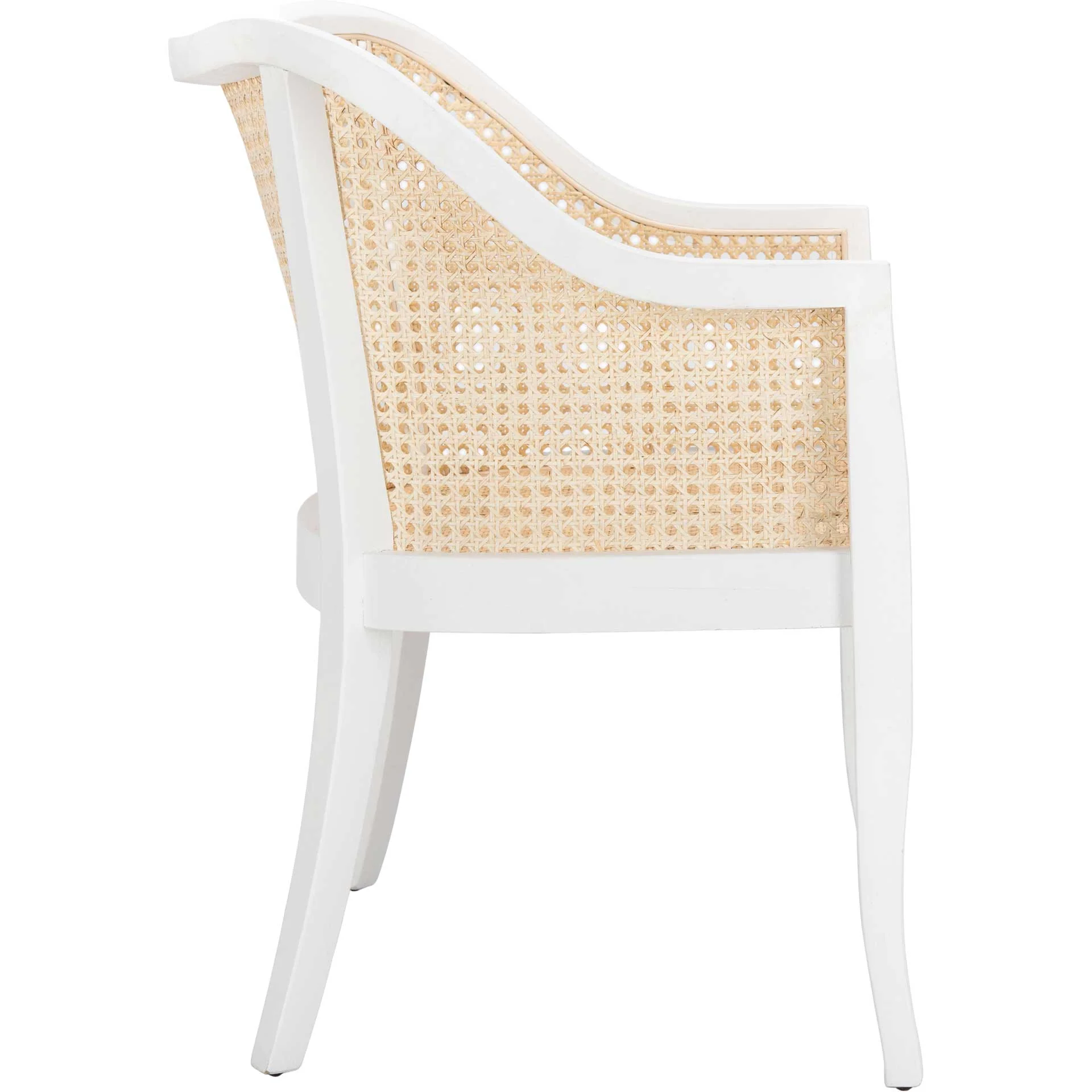 Maddox Dining Chair White/Natural - Image 3