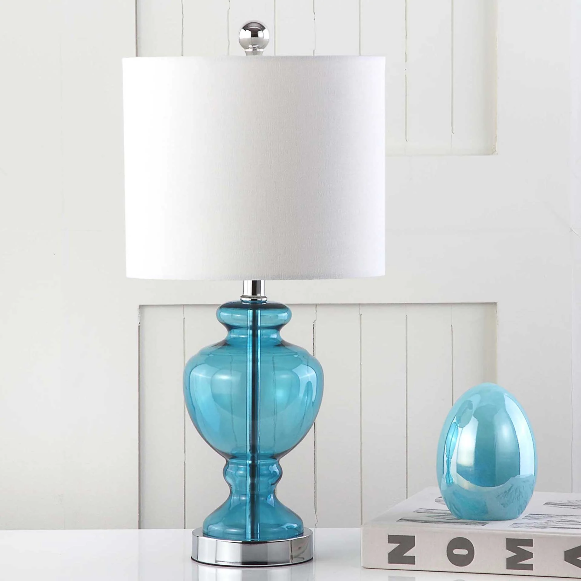 Madeline Table Lamp Monocco Blue - Image 3
