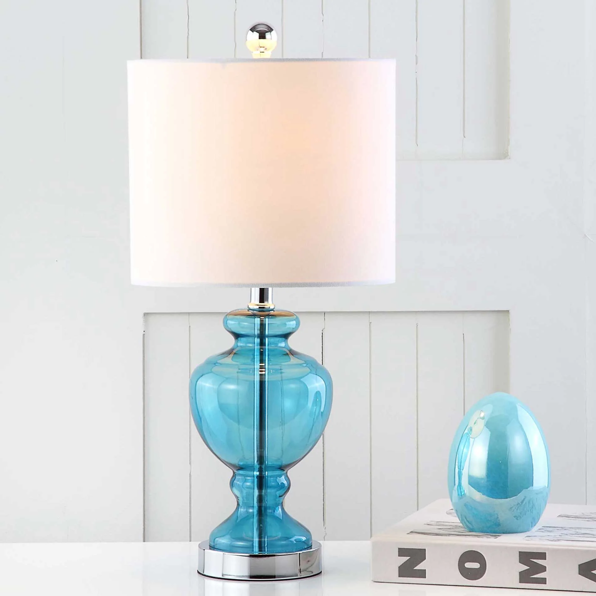 Madeline Table Lamp Monocco Blue - Image 4
