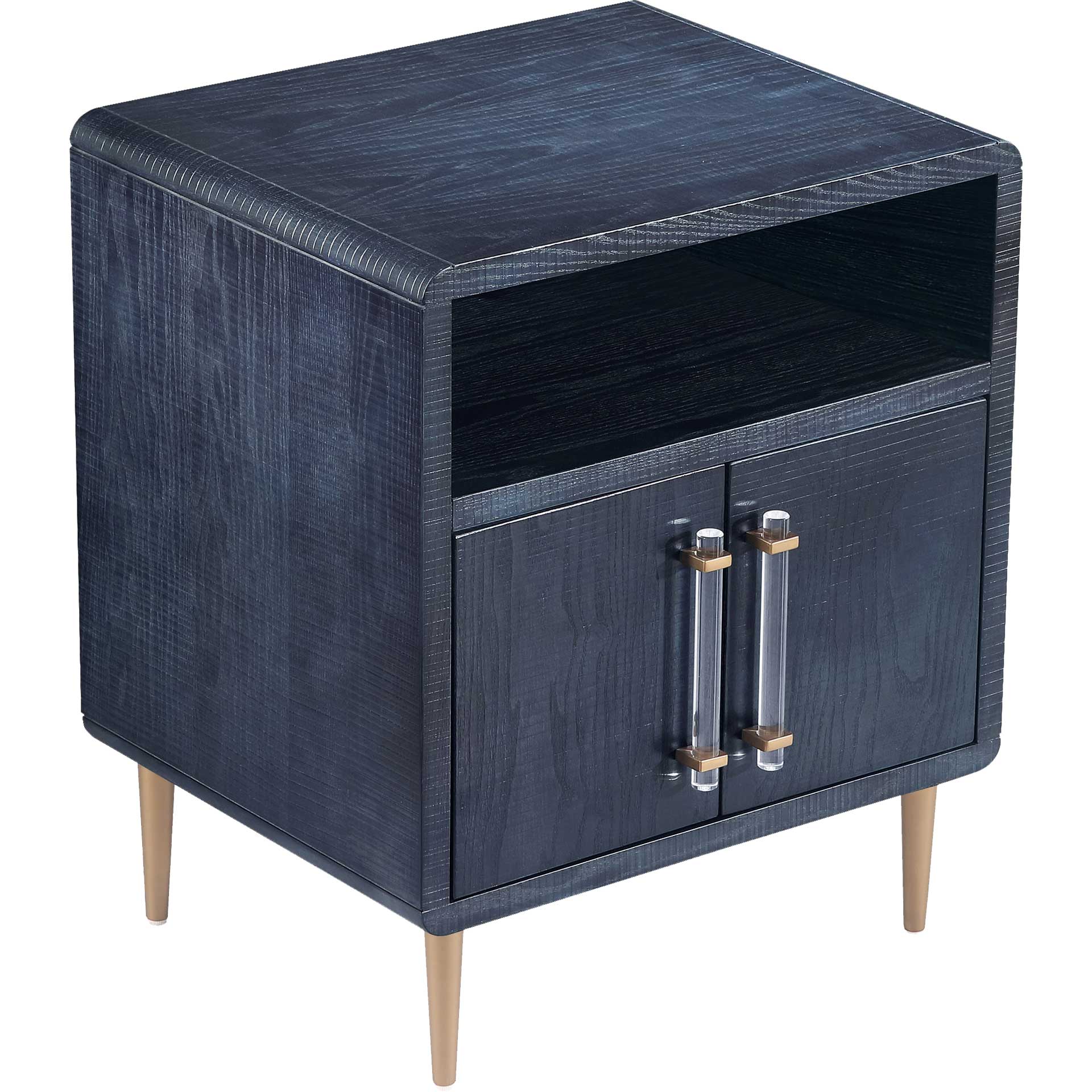 Madelyn Lacquer Side Table Indigo - Image 3
