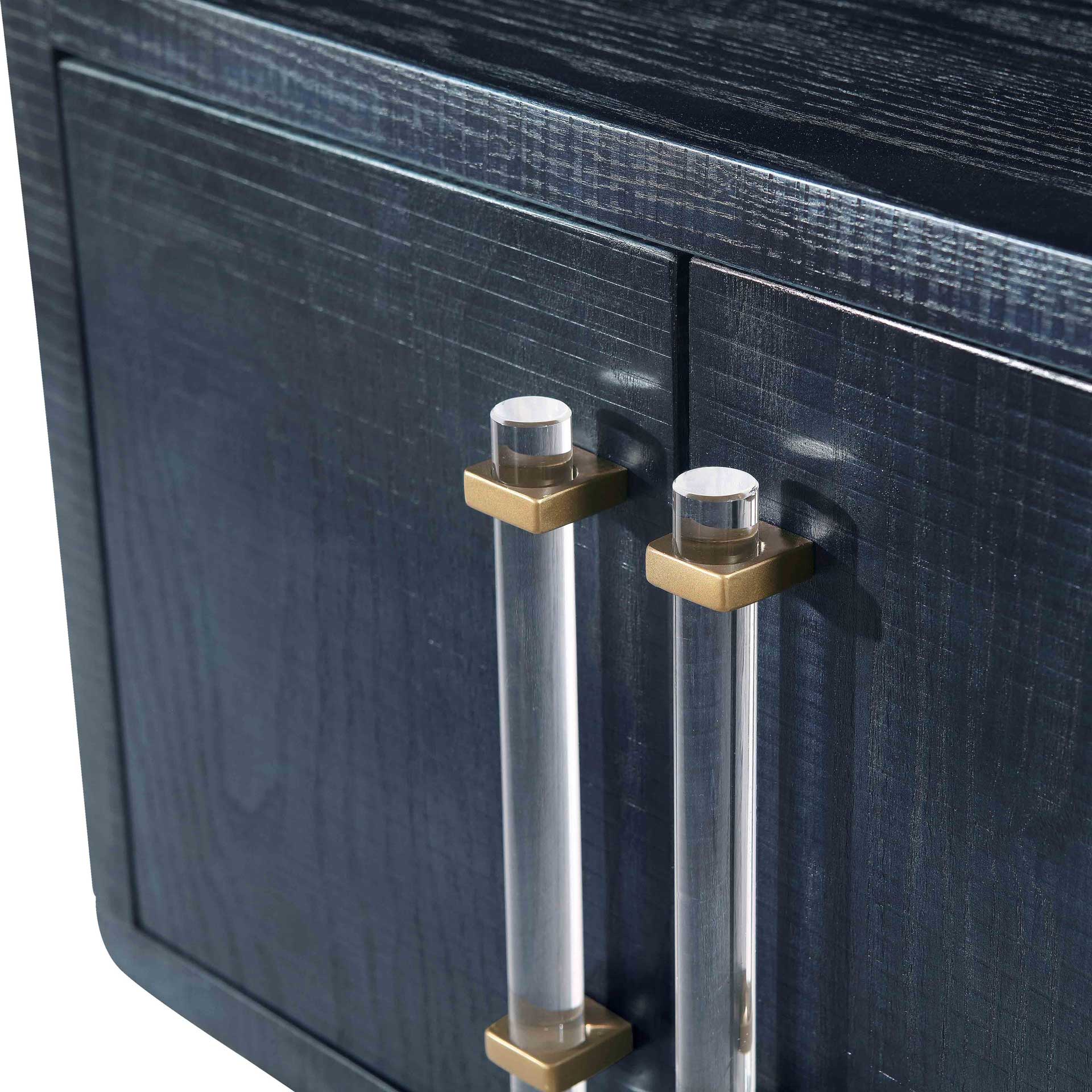 Madelyn Lacquer Side Table Indigo - Image 5