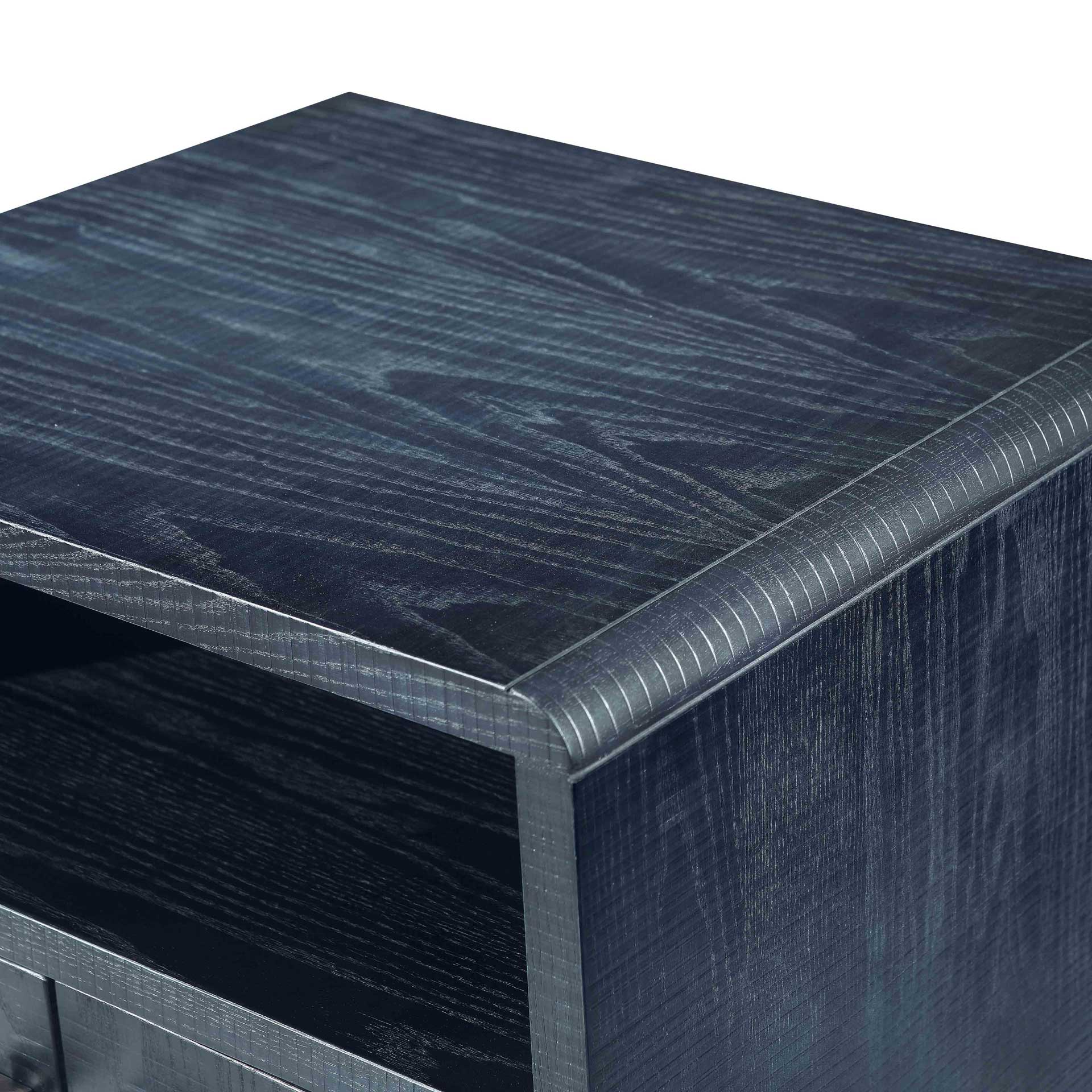 Madelyn Lacquer Side Table Indigo - Image 6