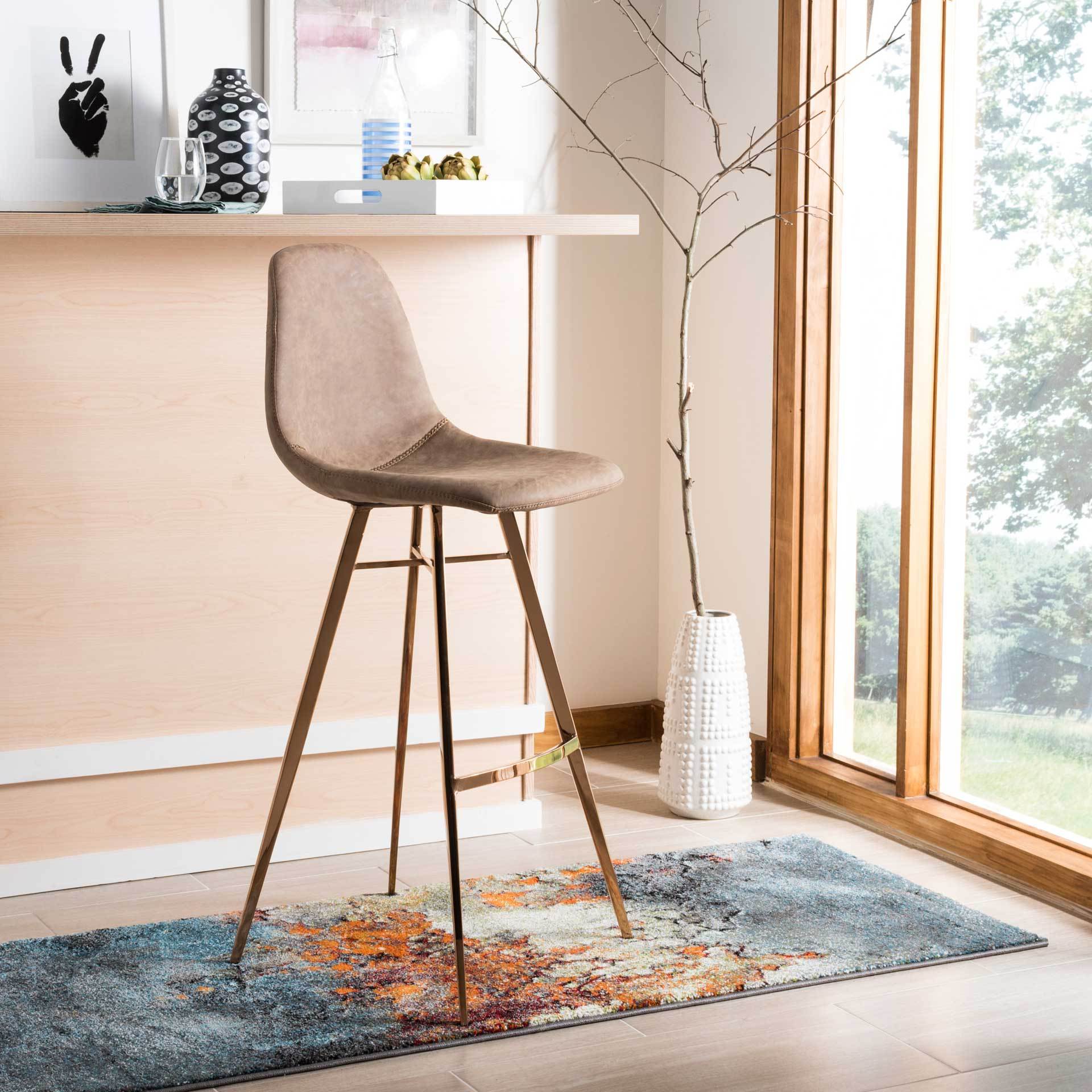 Madison Bar Stool Brown - Image 5