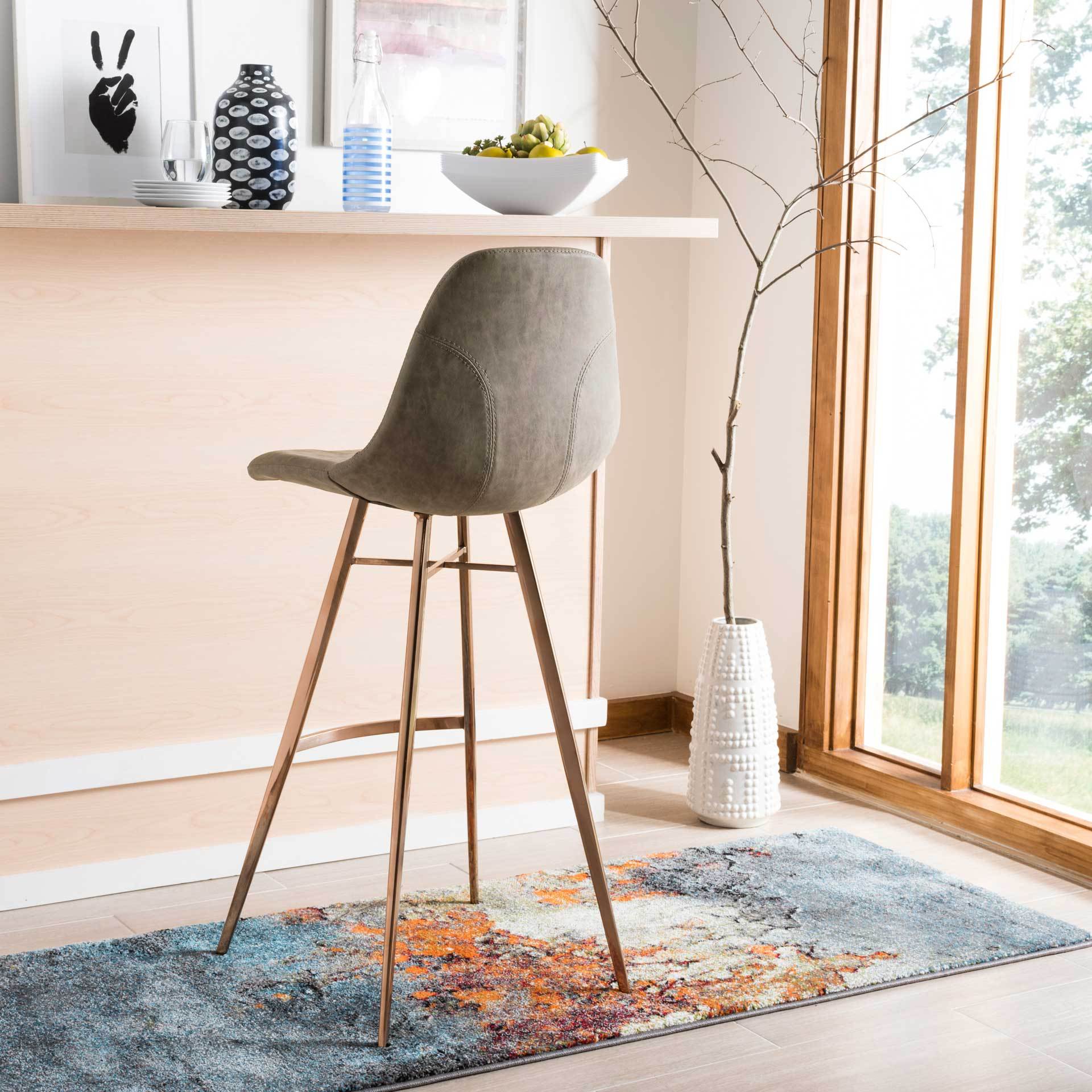 Madison Bar Stool Taupe - Image 6