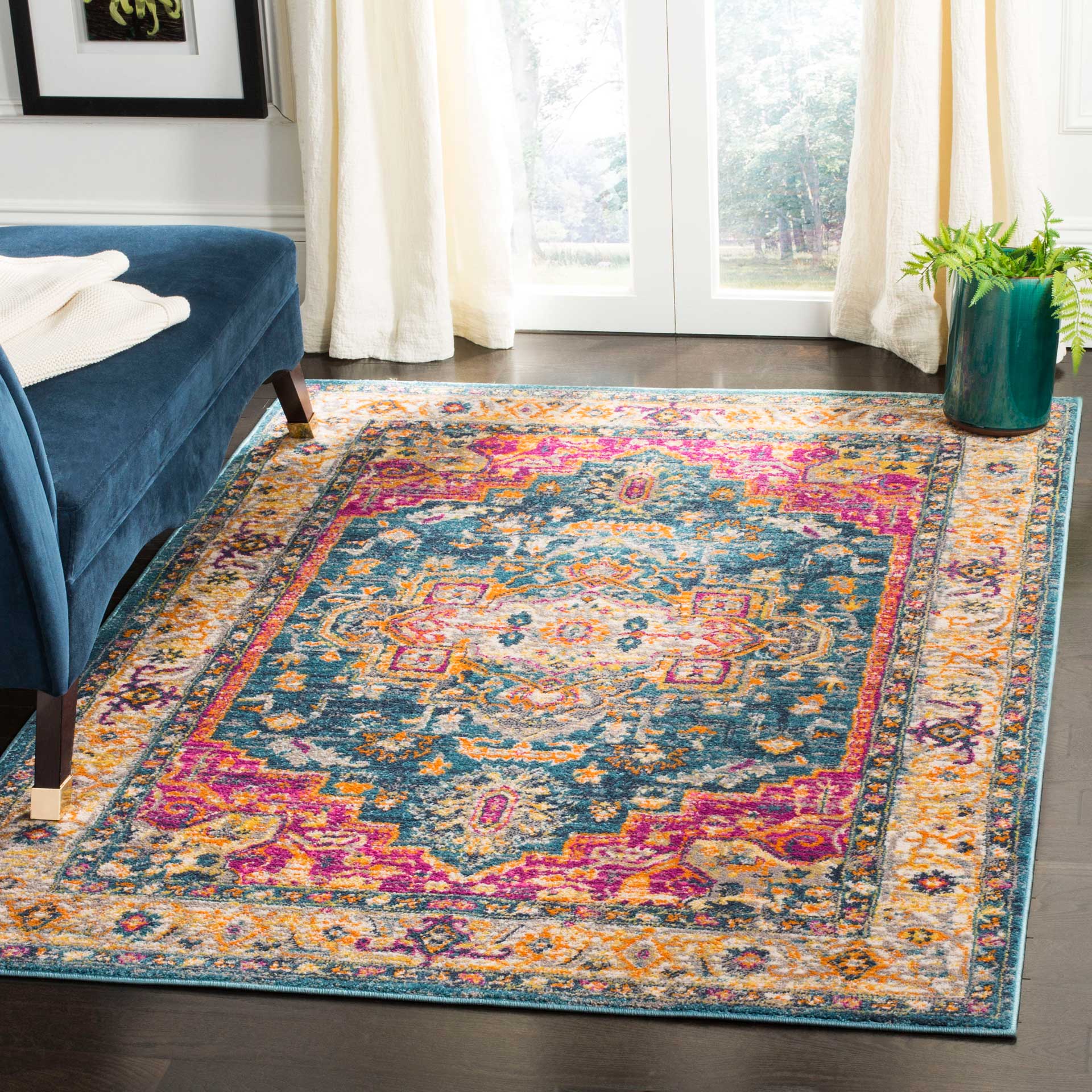 Madison Blue/Multi Area Rug - Image 5