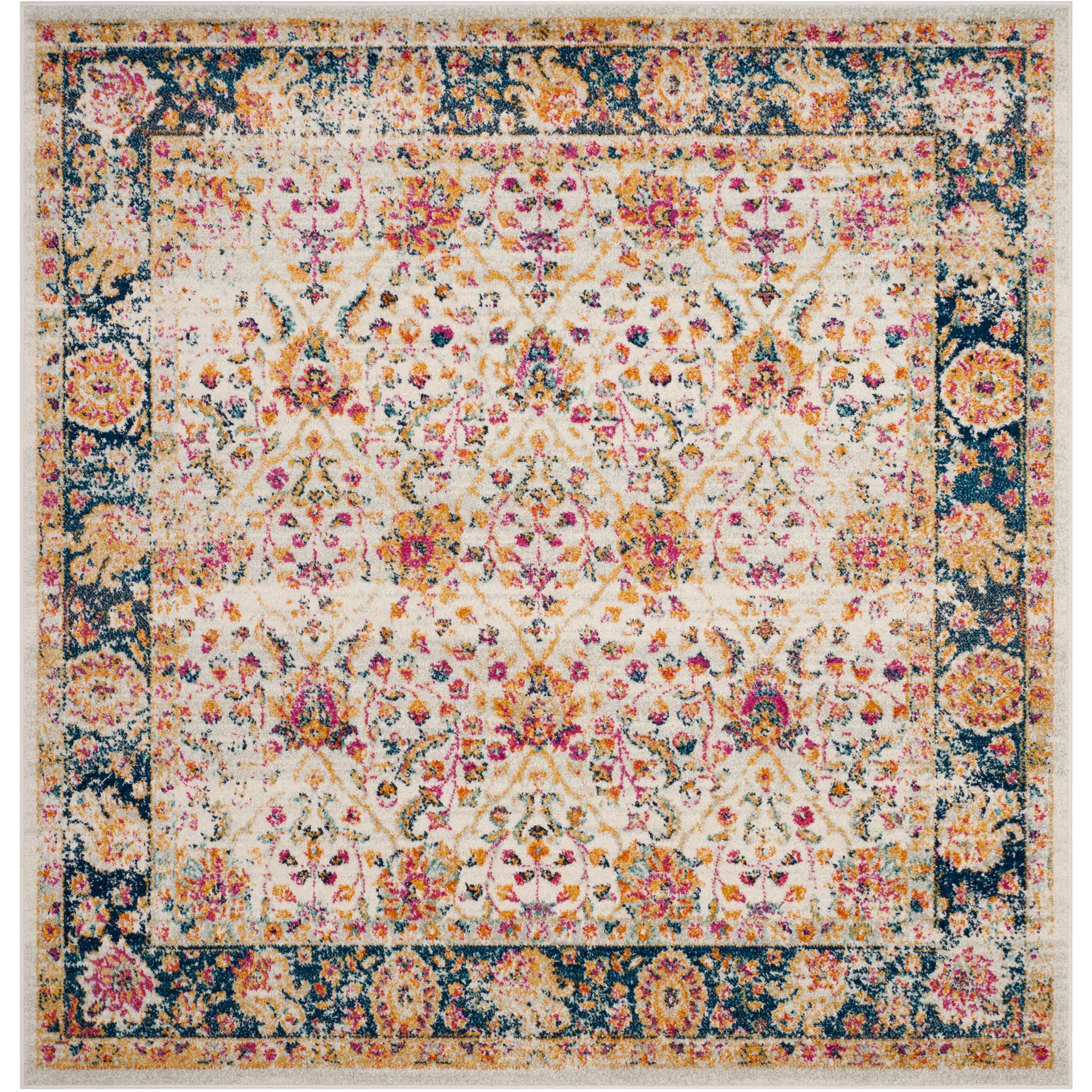Madison Cream/Navy Area Rug - Image 2