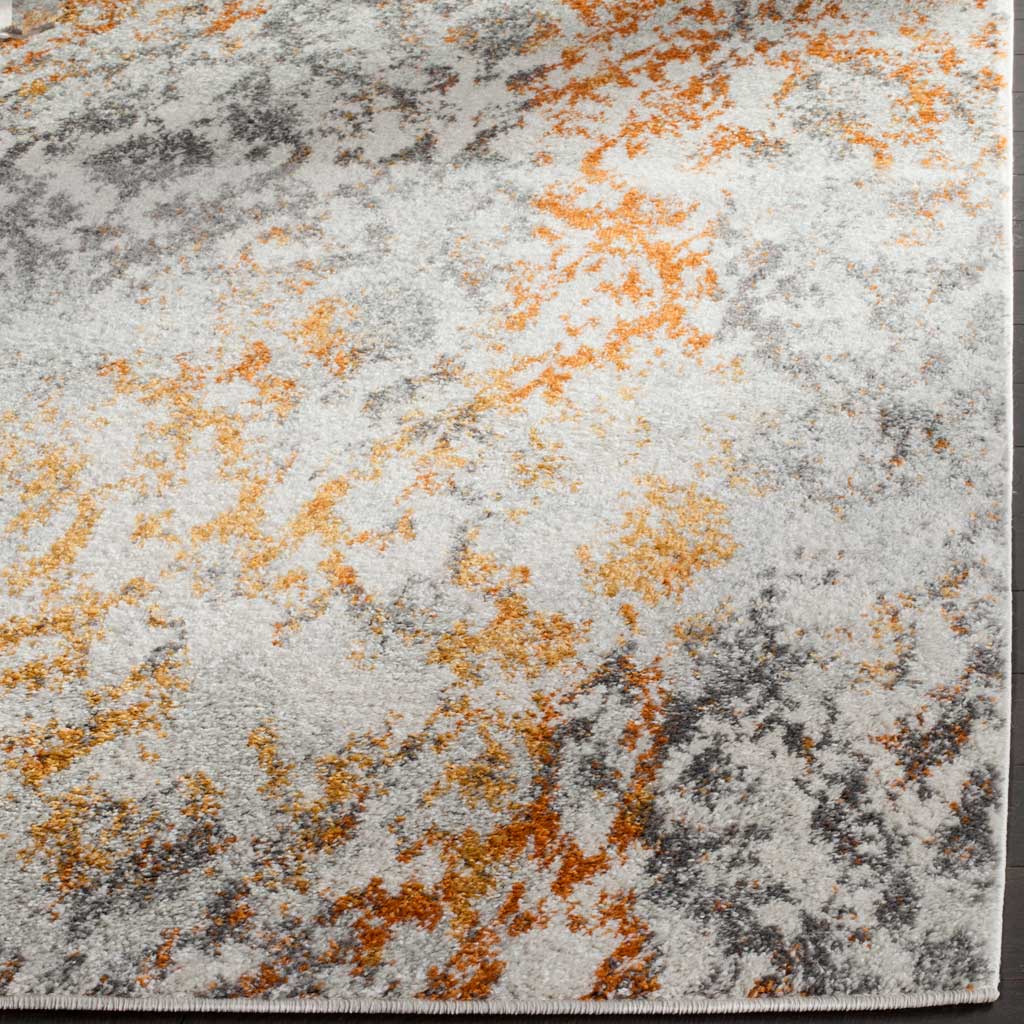Madison Cream/Orange Area Rug - Image 5