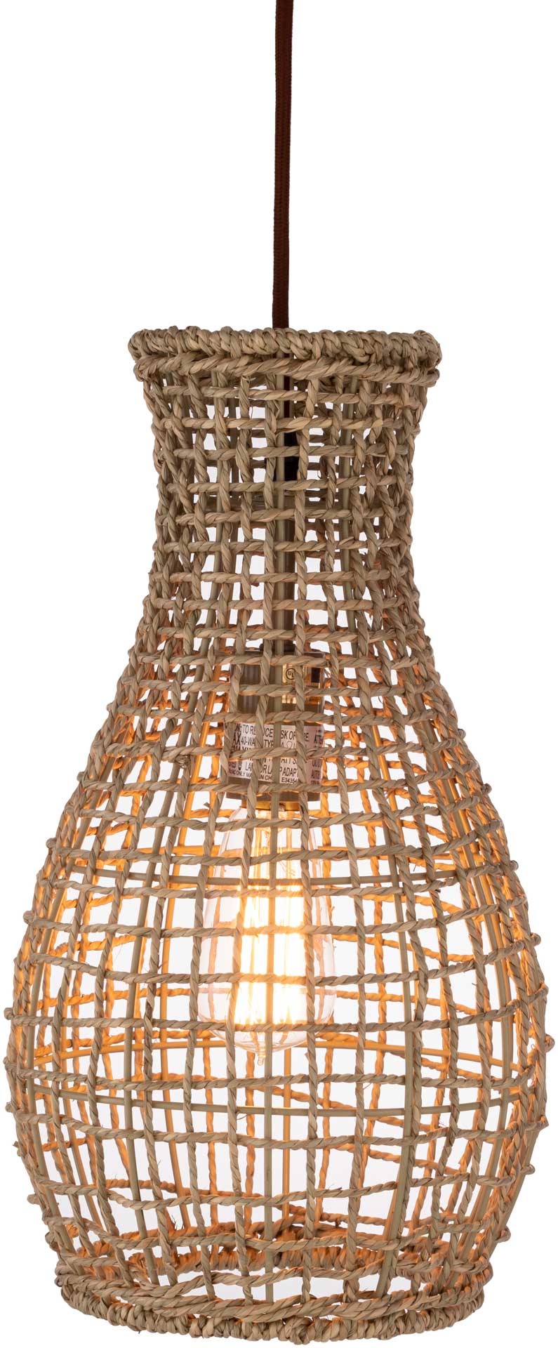 Madison Curved Ceiling Lamp Natural - Image 2