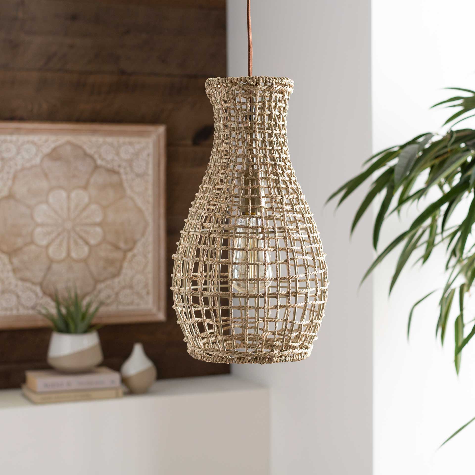 Madison Curved Ceiling Lamp Natural - Image 4
